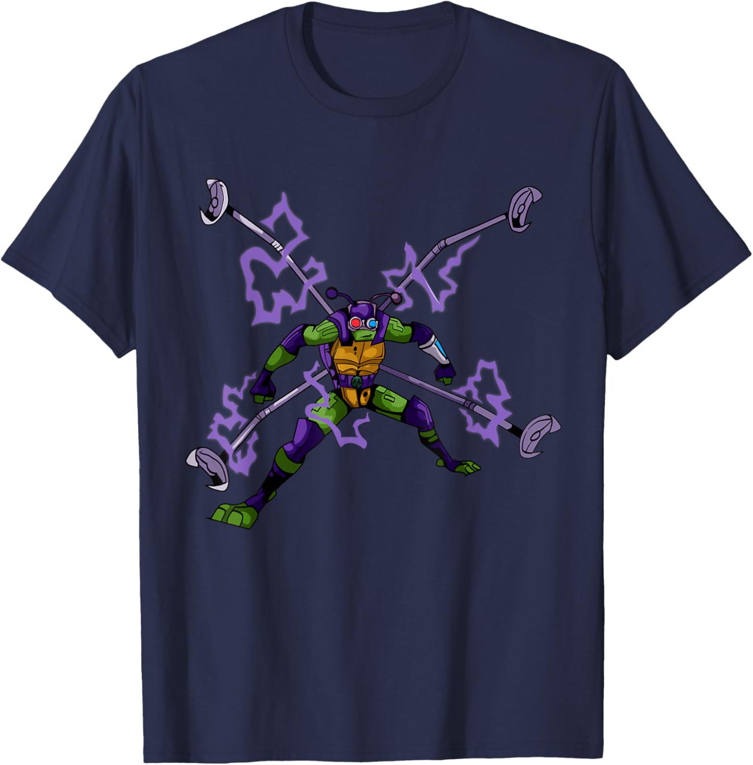 Mademark Teenage Mutant Ninja Turtles Donatello Spider Shell T-Shirt - 5