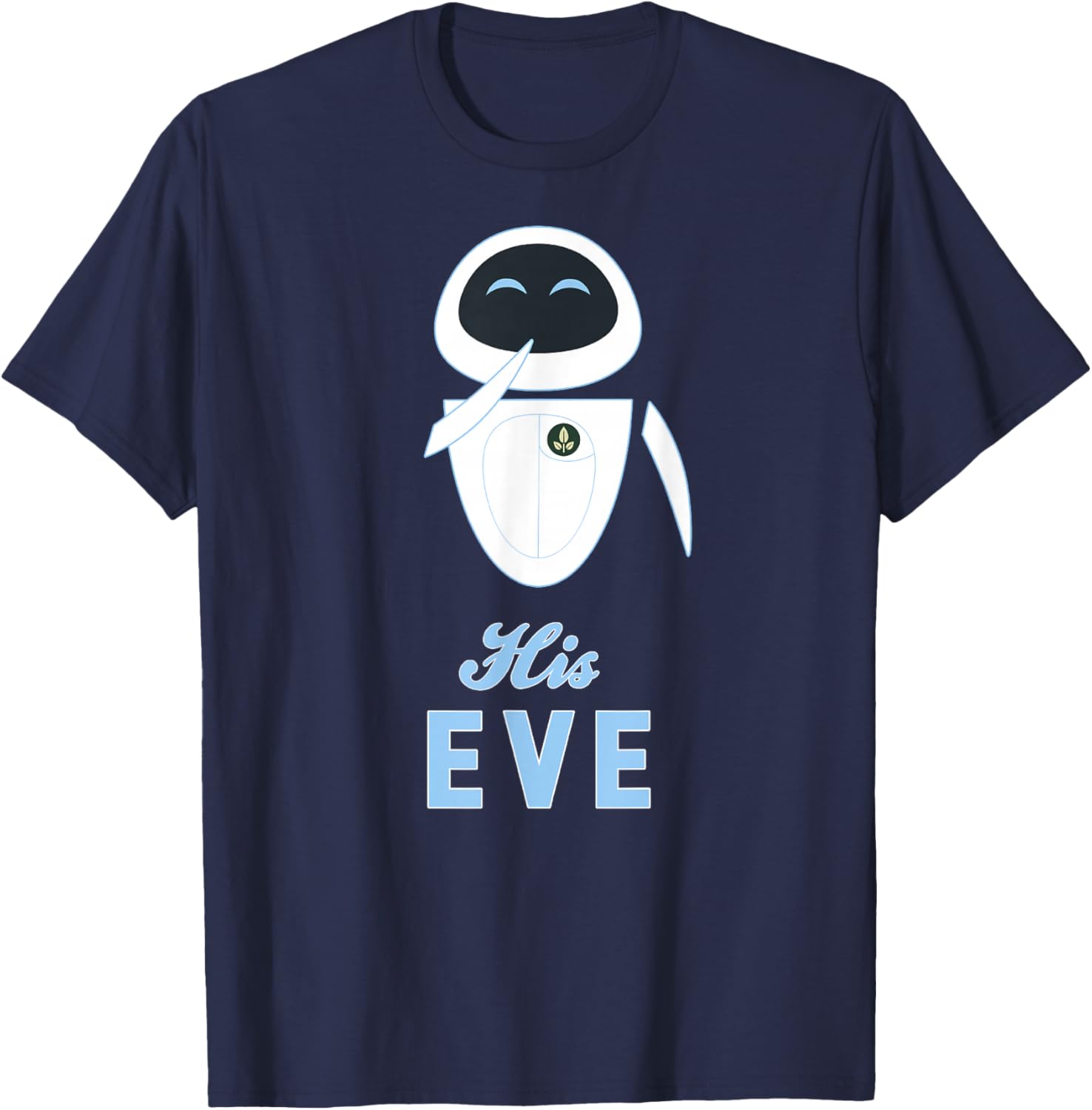 Disney Pixar Wall-E Eve Couples T-Shirt for Fun Stylish Outfits - 2
