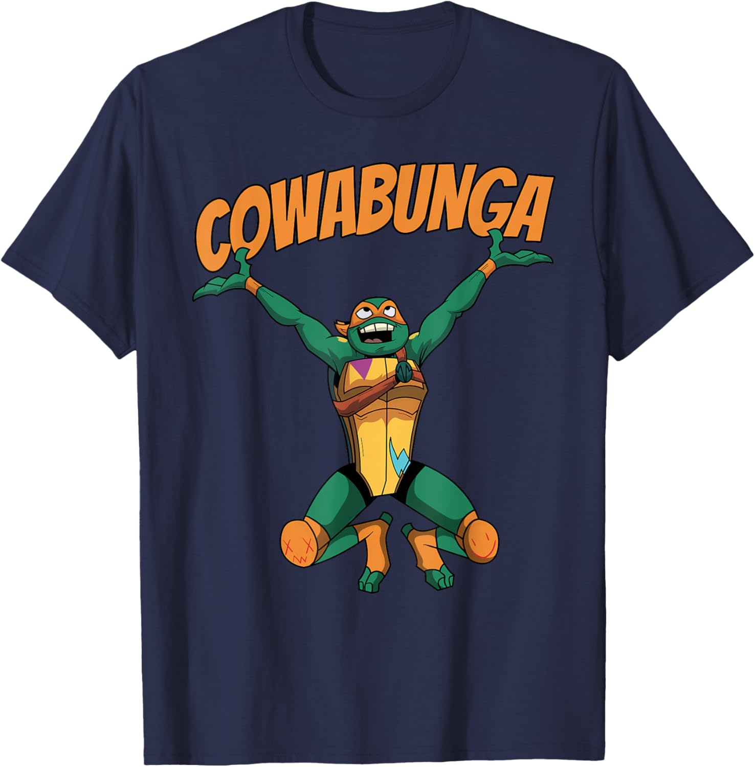 Mademark Teenage Mutant Ninja Turtles Mikey Cowabunga T-Shirt for Kids - 22