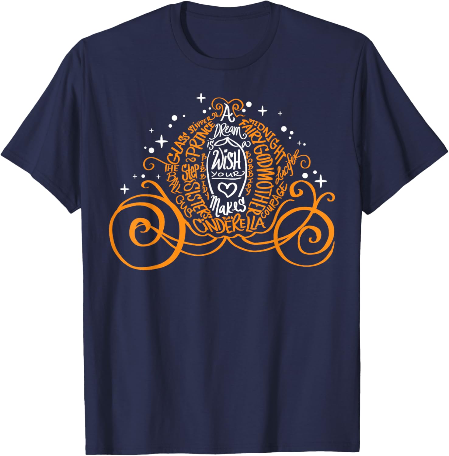 Disney Cinderella Pumpkin Coach A Dream Is A Wish T-Shirt for Halloween - 5