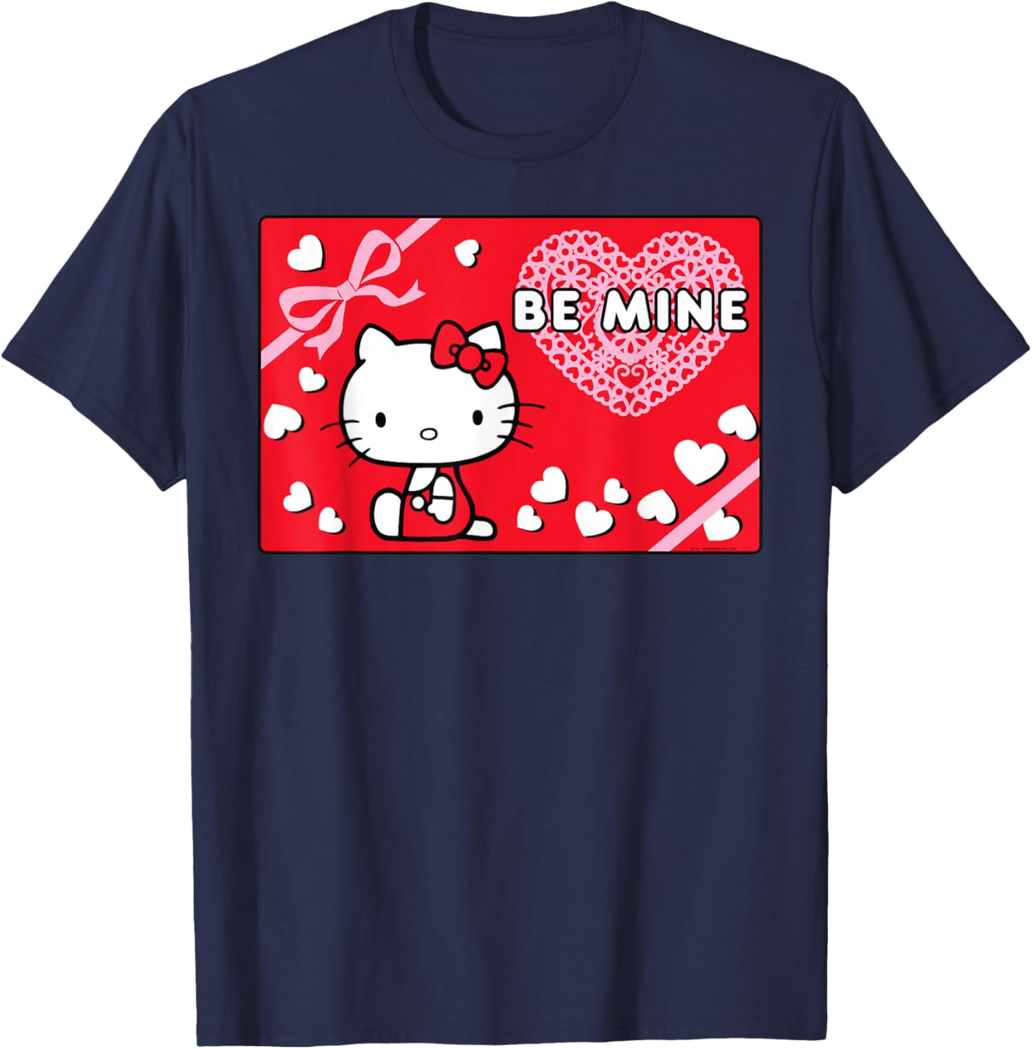 Cute Hello Kitty Valentine's Day Be Mine T-Shirt for Kids and Adults - 15