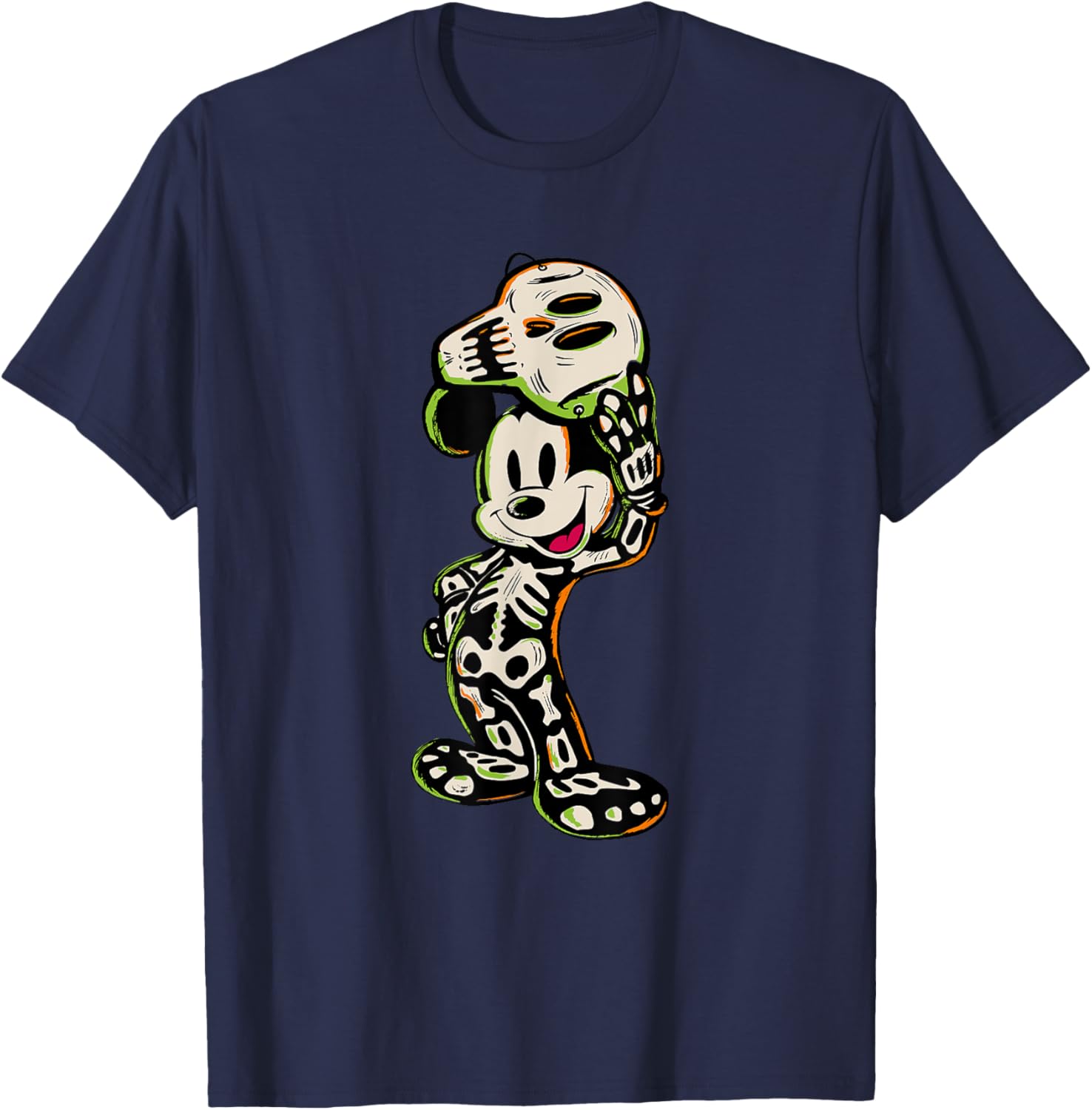 Disney Mickey Skeleton Halloween T-Shirt for Kids and Adults - 9