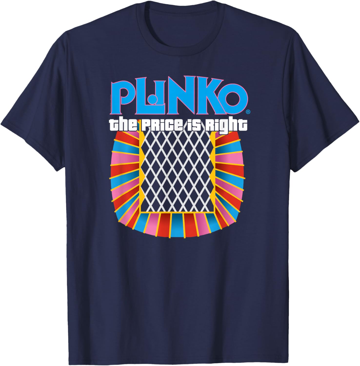Price is Right Unisex Adults Black Plinko T-Shirt for Fun Game Lovers - 7