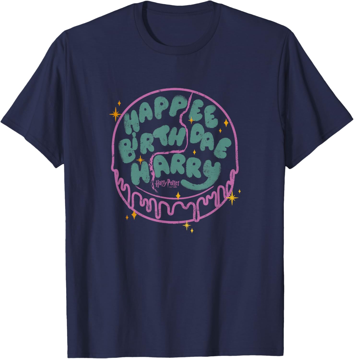 Harry Potter Happee Birthdae Retro T-Shirt for Magical Celebrations - 7