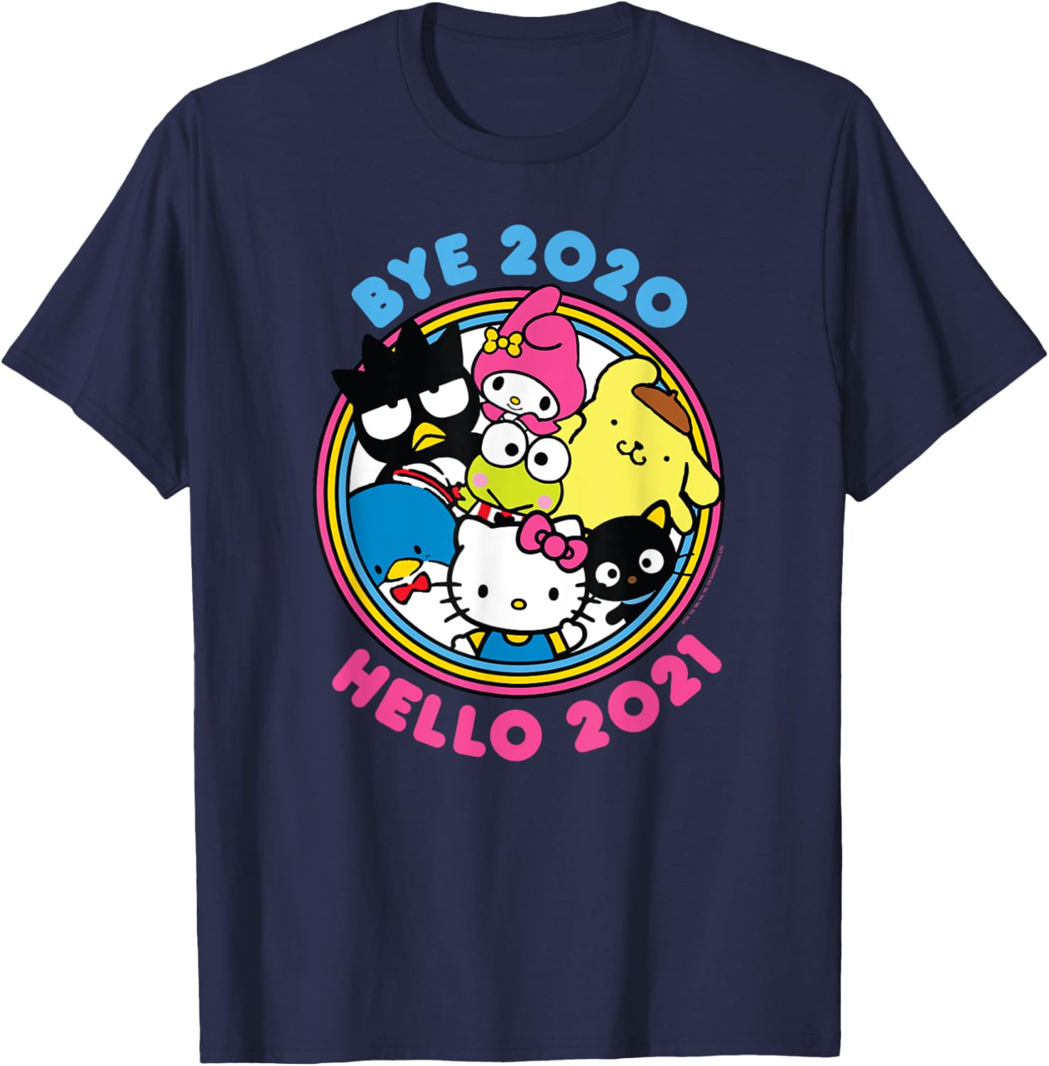 Hello Kitty New Year's T-Shirt 2021 for Kids and Friends Celebrations - 3