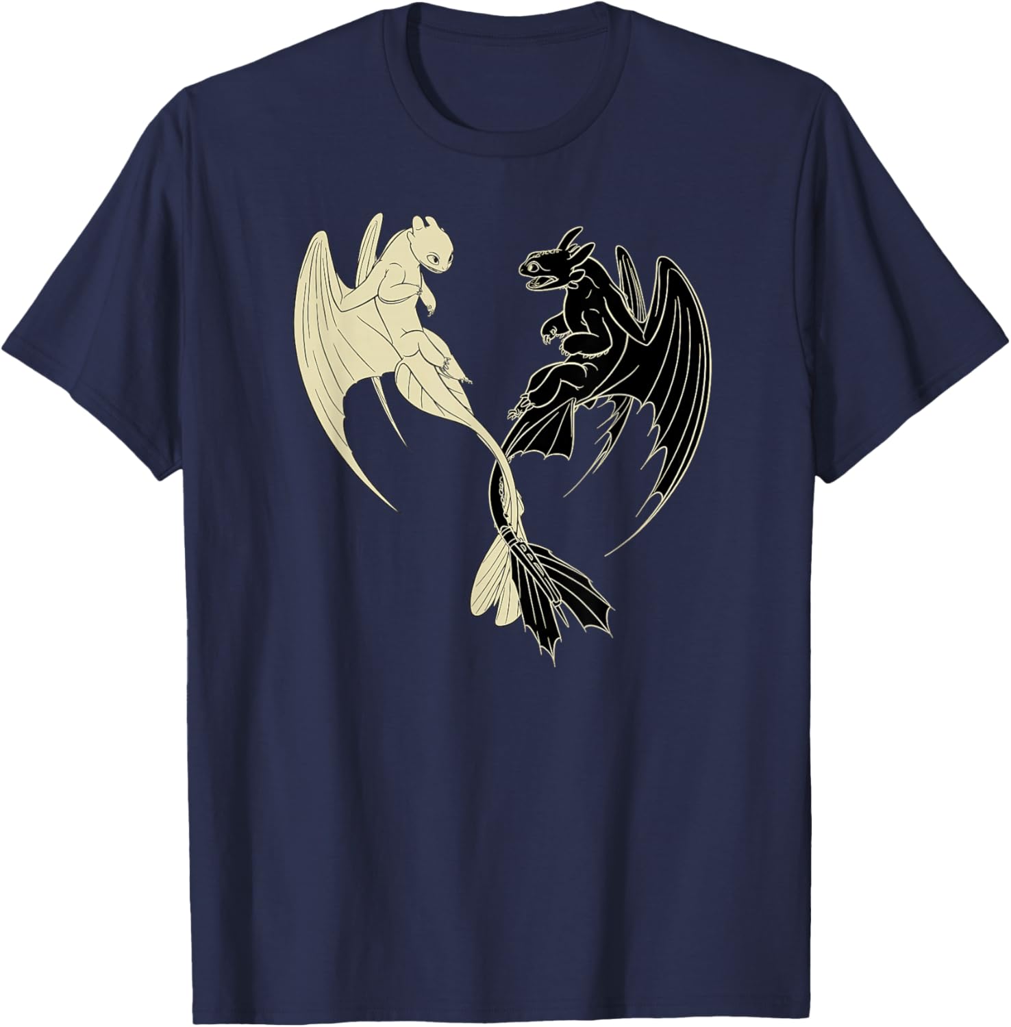 Light Fury Toothless T-Shirt from How to Train Your Dragon 3 - Fun Apparel - 7