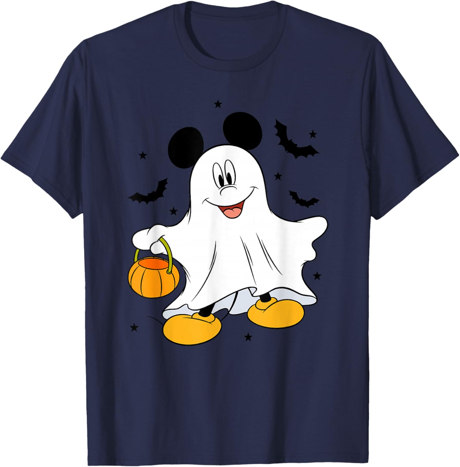 Disney Mickey Mouse Halloween Ghost T-Shirt for Fun Fall Style - 8
