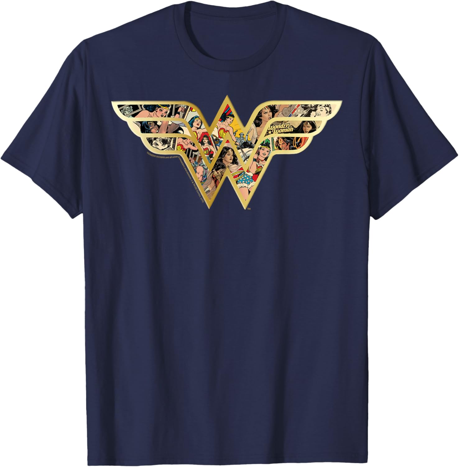 Wonder Woman Superhero Comic Logo T-Shirt for Fans and Collectors - 11