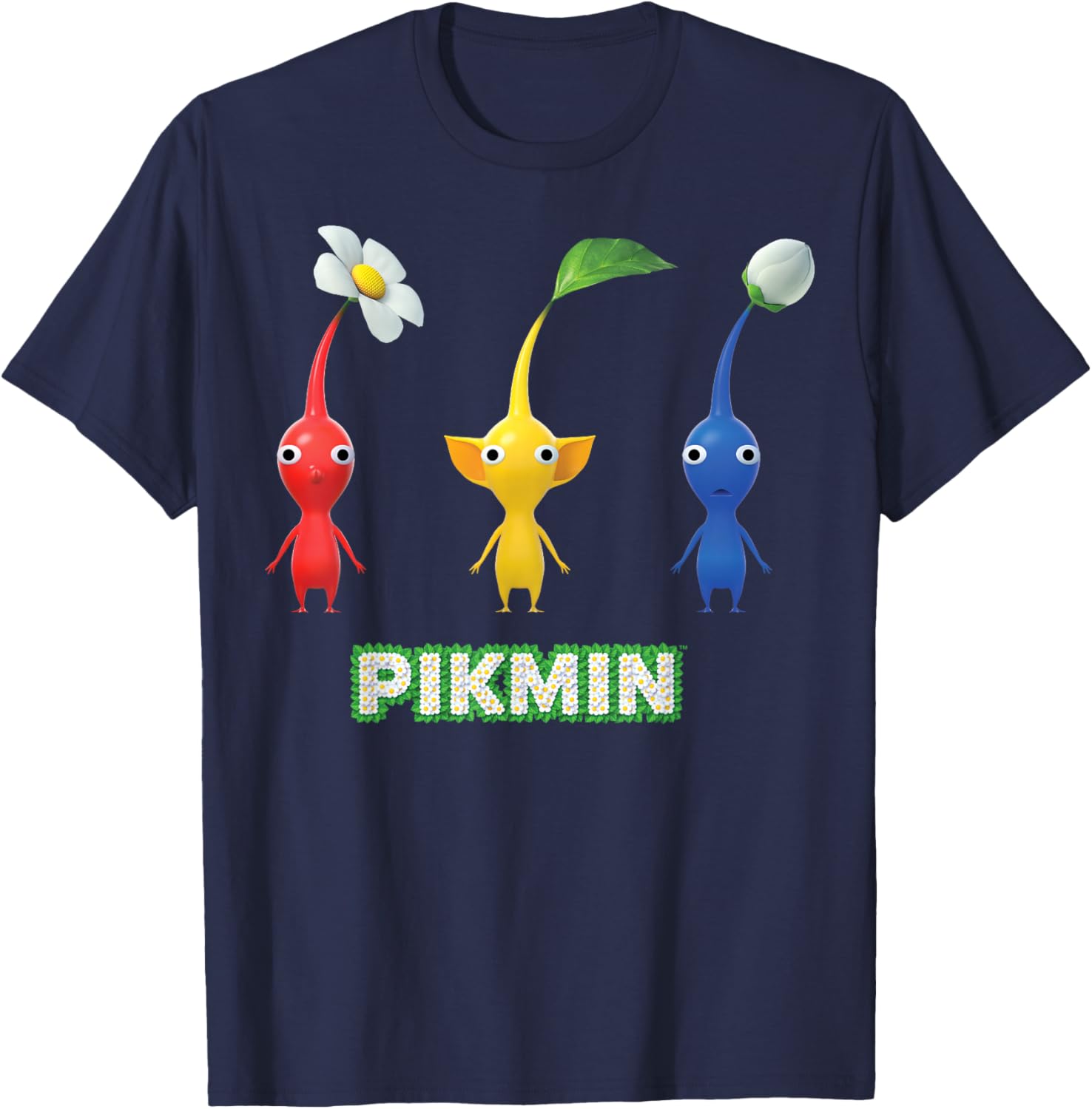 Nintendo Pikmin Trio T-Shirt for Fans of Fun and Adventure - 2