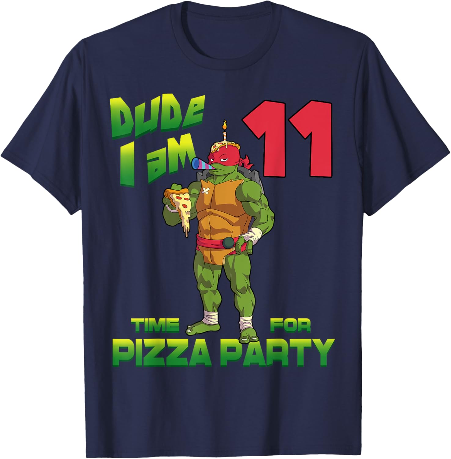 Mademark Teenage Mutant Ninja Turtles Raphael Birthday T-Shirt for Kids - 3