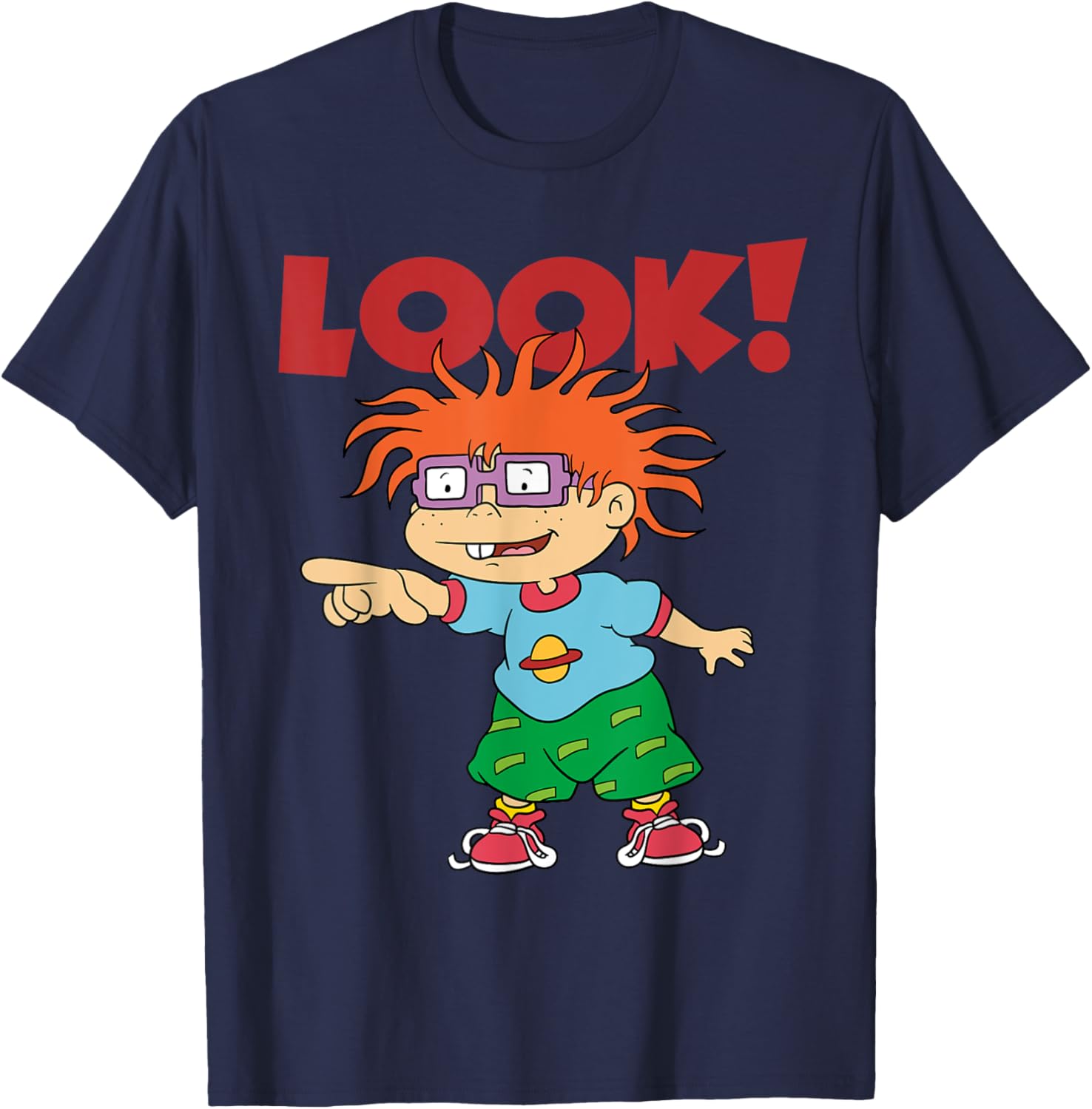 Mademark Rugrats Chuckie Finster Look T-Shirt for Kids and Adults - 13