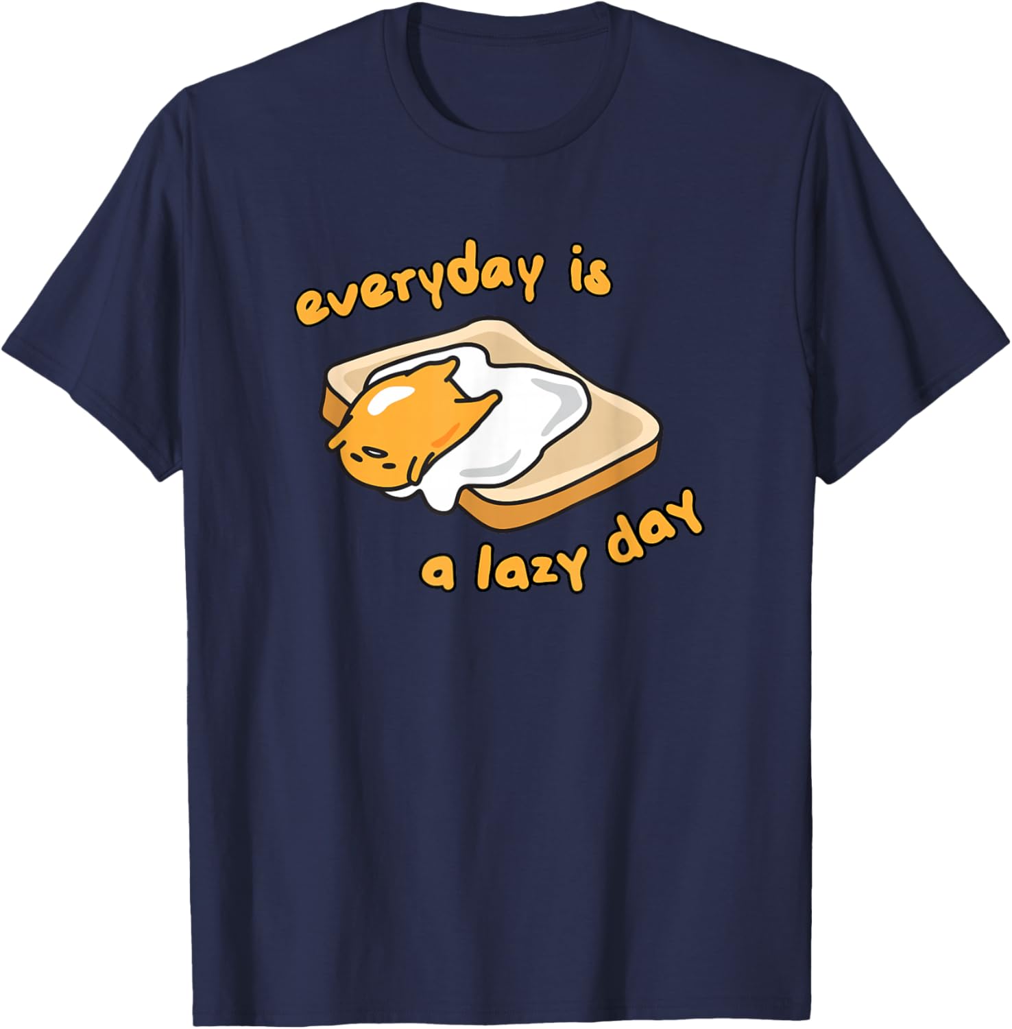 Gudetama Lazy Day T-Shirt for Relaxed Comfort and Fun Style - 12