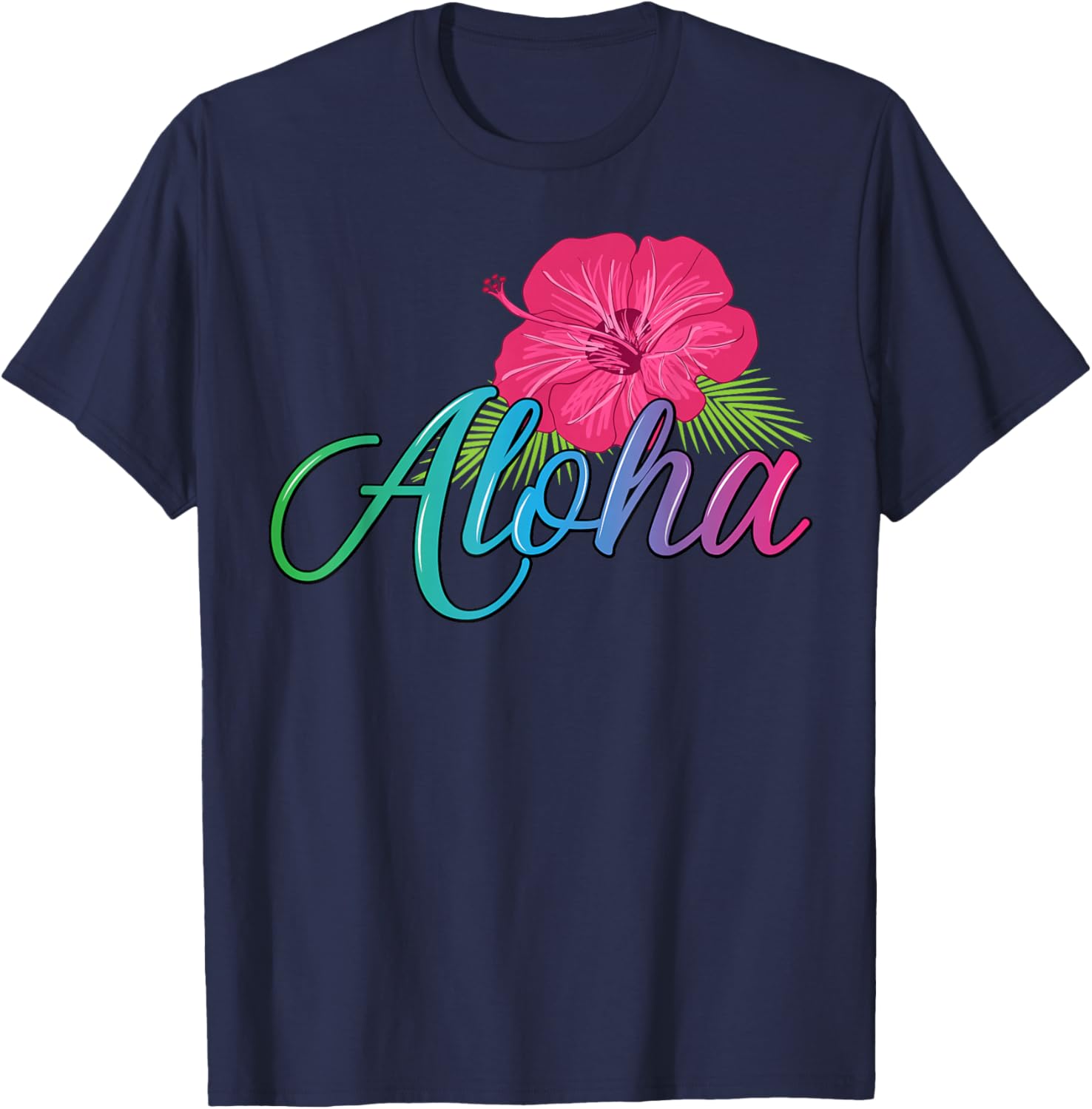 Aloha Hawaii T-Shirt with Aloha Flower Spirit - Casual Island Style - 10