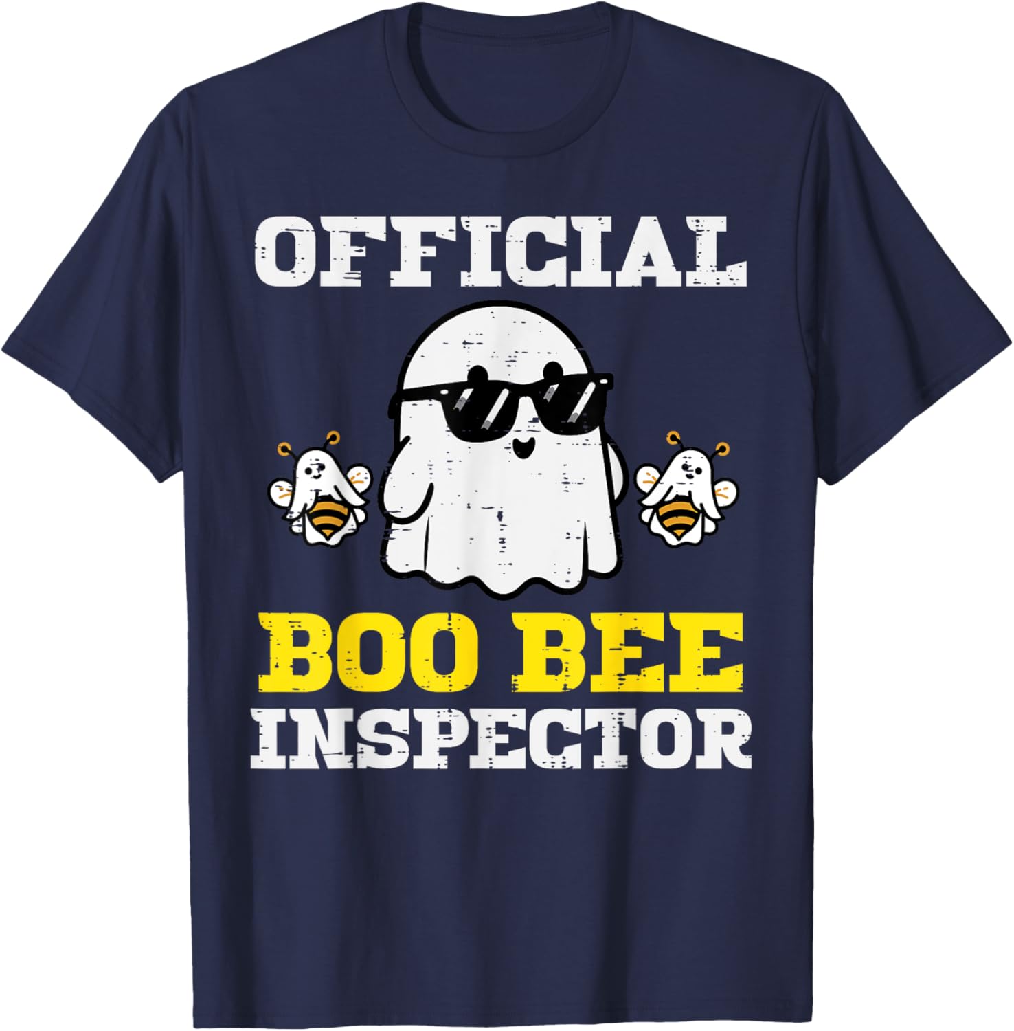 Halloween Boo Bee Inspector Funny Costume Tee for Men and Women - 27