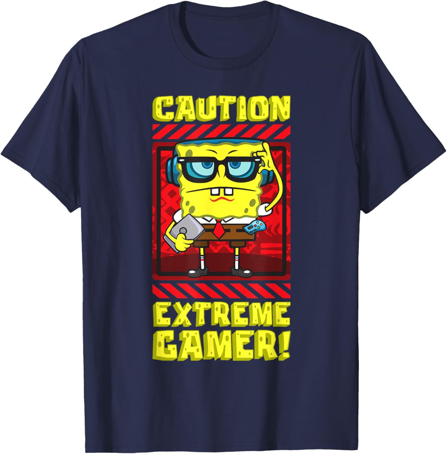 Funny SpongeBob Video Games Lover T-Shirt for Kids and Gamers - 6