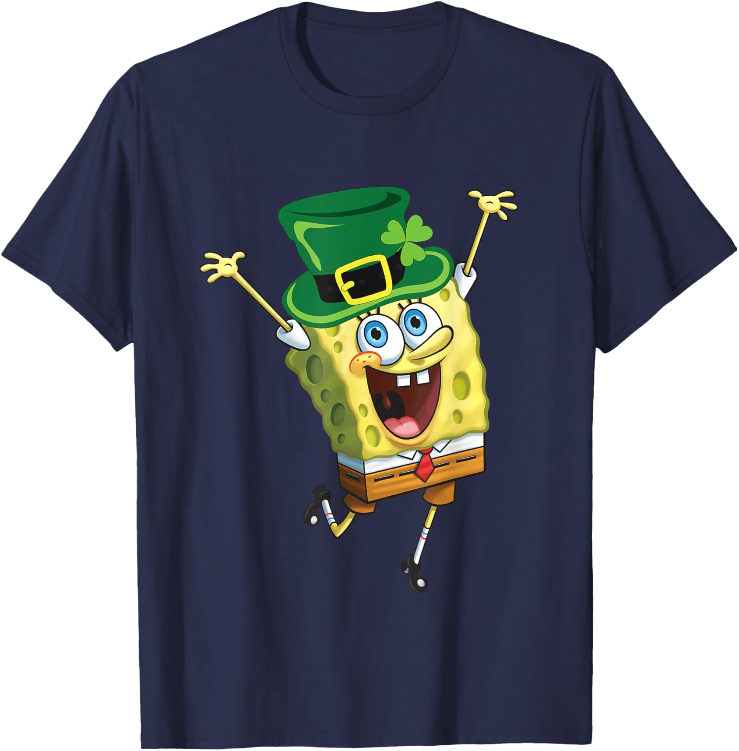 SpongeBob SquarePants St Patricks Day T-Shirt for Fun Festive Style - 16