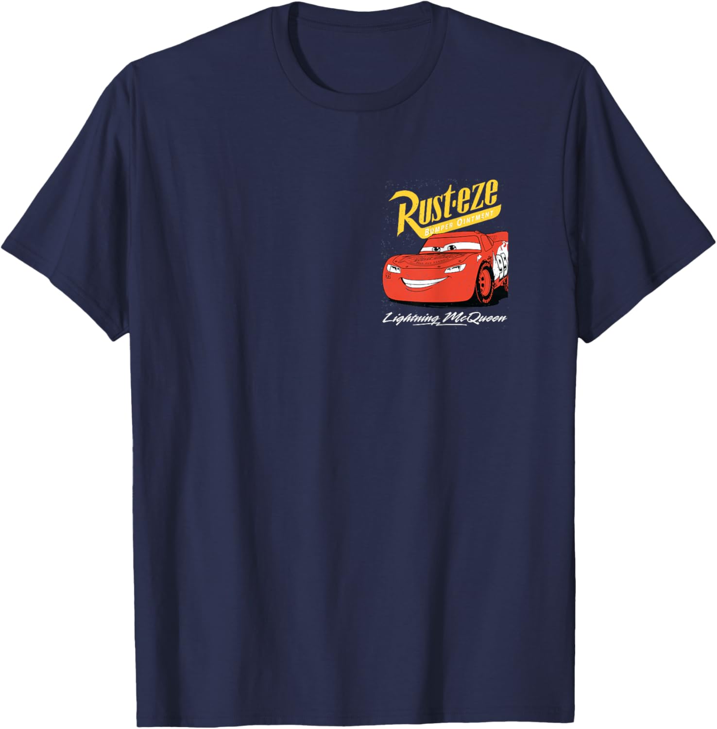 Vintage Lightning McQueen Rusteze T-Shirt for Disney Pixar Cars Fans - 4