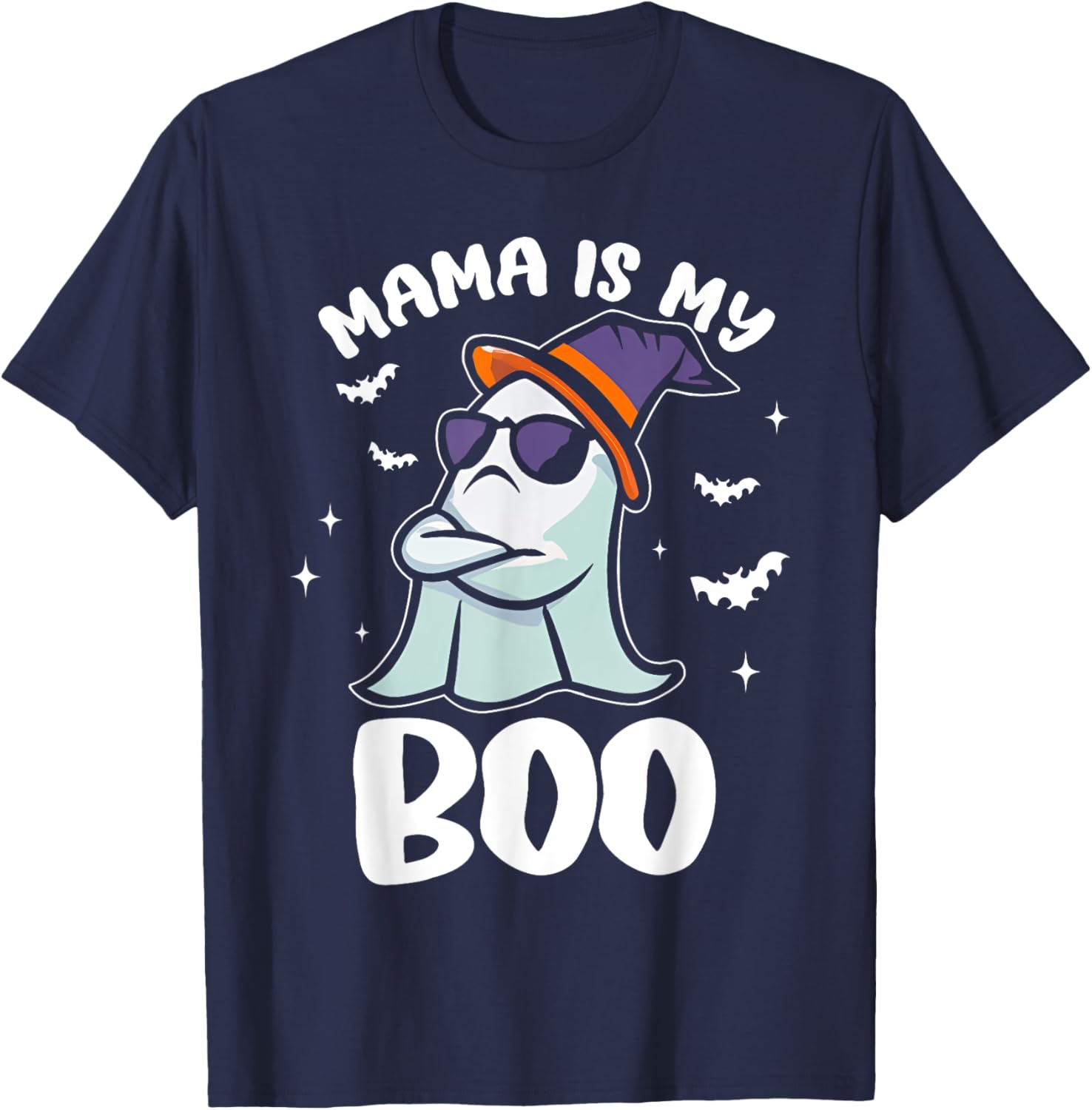 Groovy Mama Is My Boo Halloween T-Shirt for Toddlers and Kids - 25