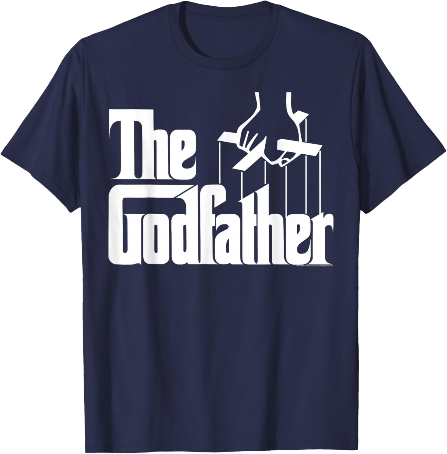 The Godfather Classic White Logo T-Shirt for Movie Fans and Collectors - 1