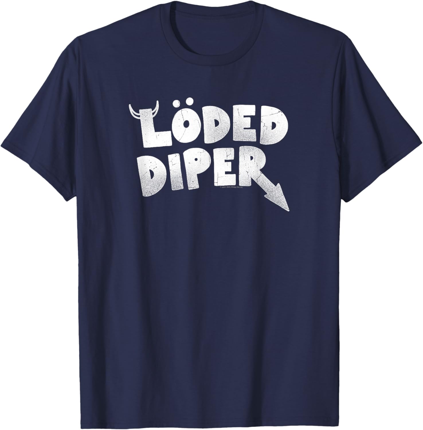 Wimpy Kid LÖDED DIPER Distressed Logo T-Shirt for Fun Style - 13