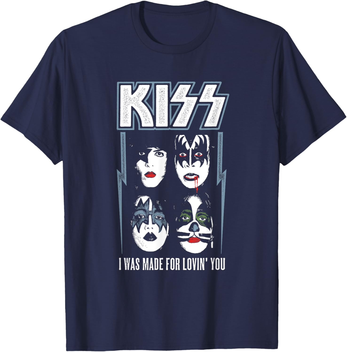 KISS I Was Made For Loving You T-Shirt for Music Lovers and Fans - 3