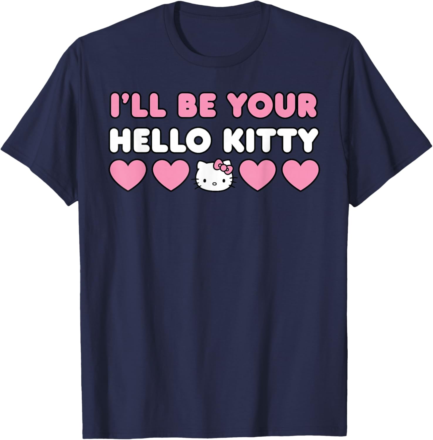 Cute Hello Kitty Couples Matching Valentine's Day T-Shirt for Lovers - 9