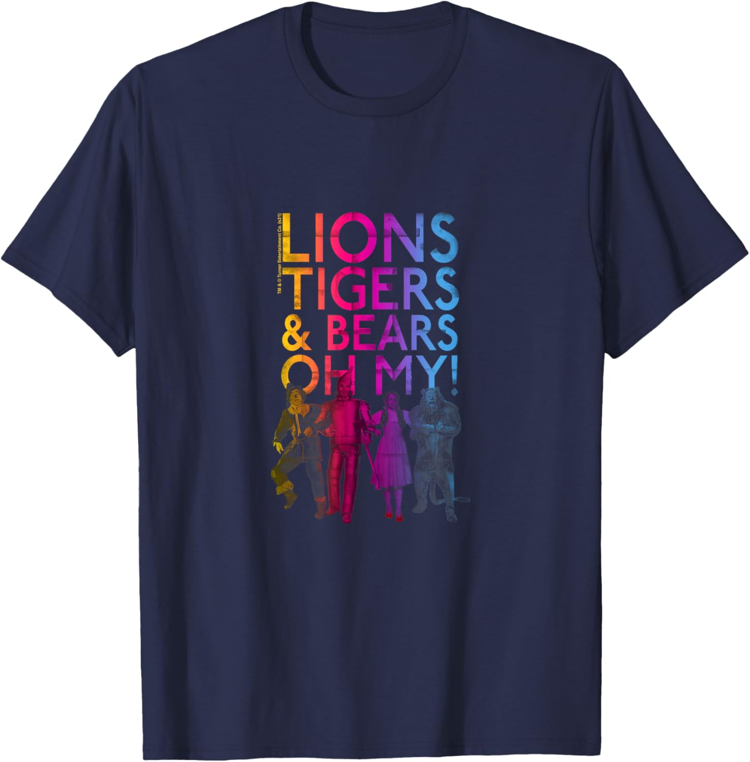 Wizard of Oz Lions Tigers and Bears T-Shirt for Fans of Adventure - 1
