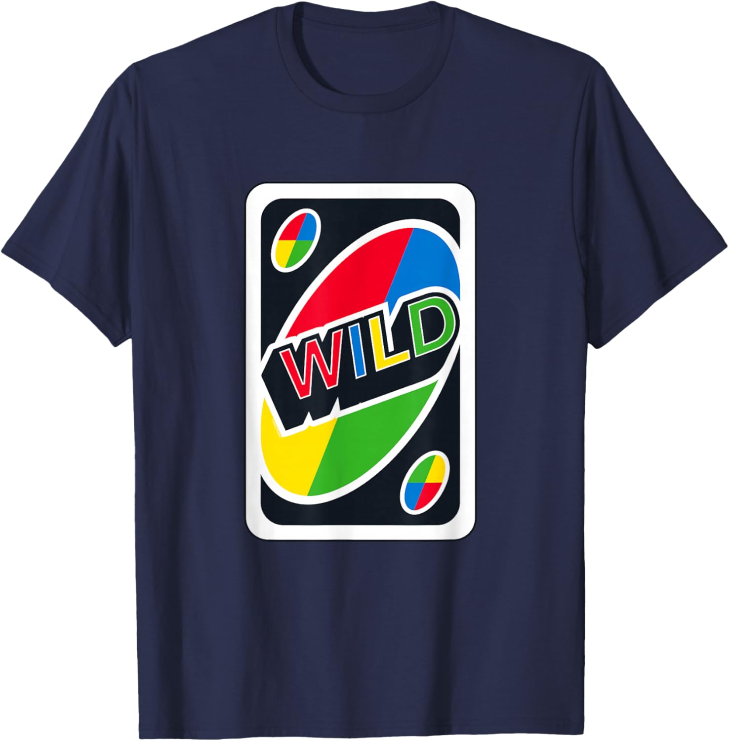UNO Wild Card T-Shirt Fun Graphic Tee for Gamers and Casual Wear - 17