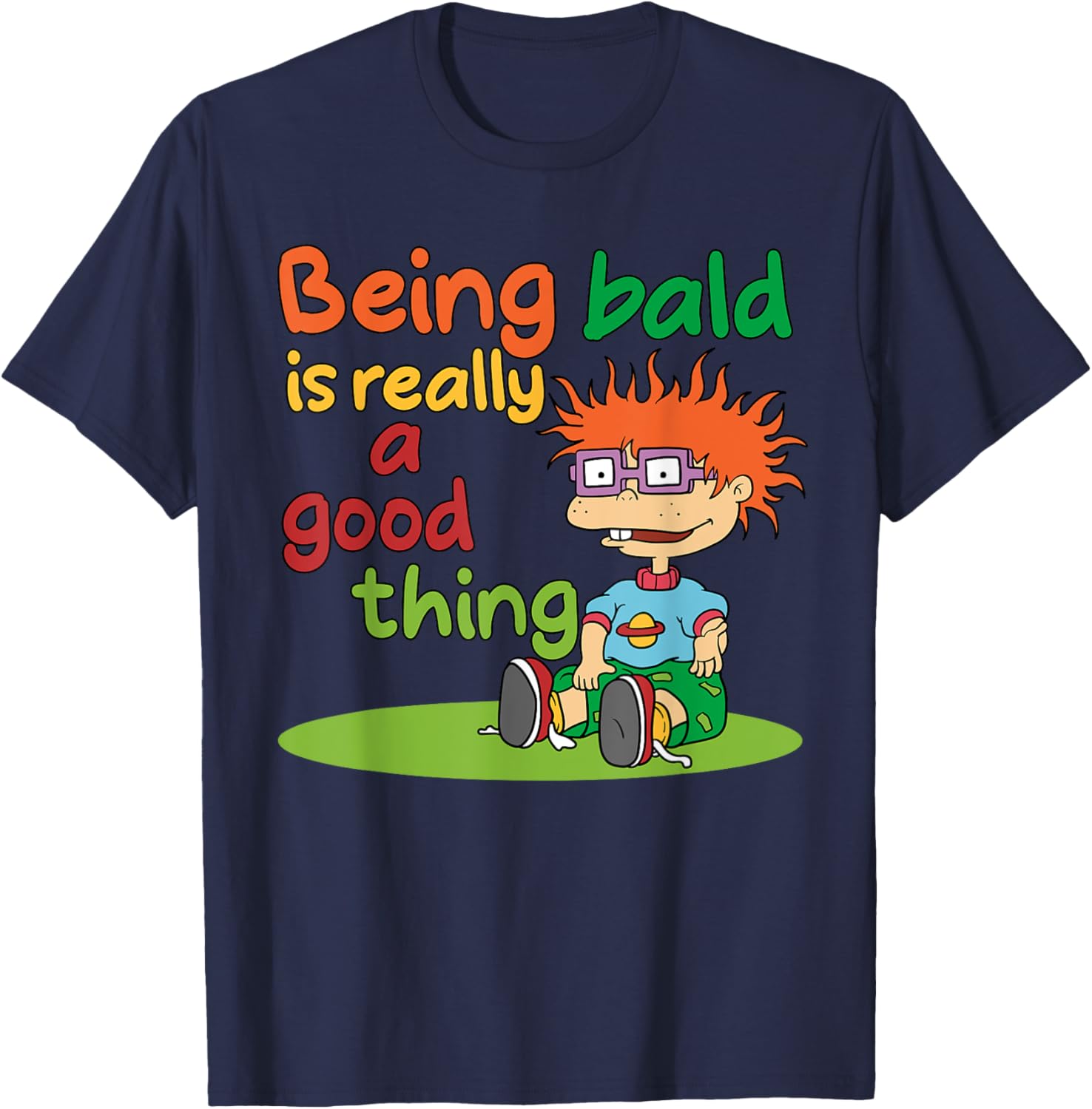 Mademark x Rugrats Chuckie Finster Bald is Beautiful T-Shirt for Kids - 2