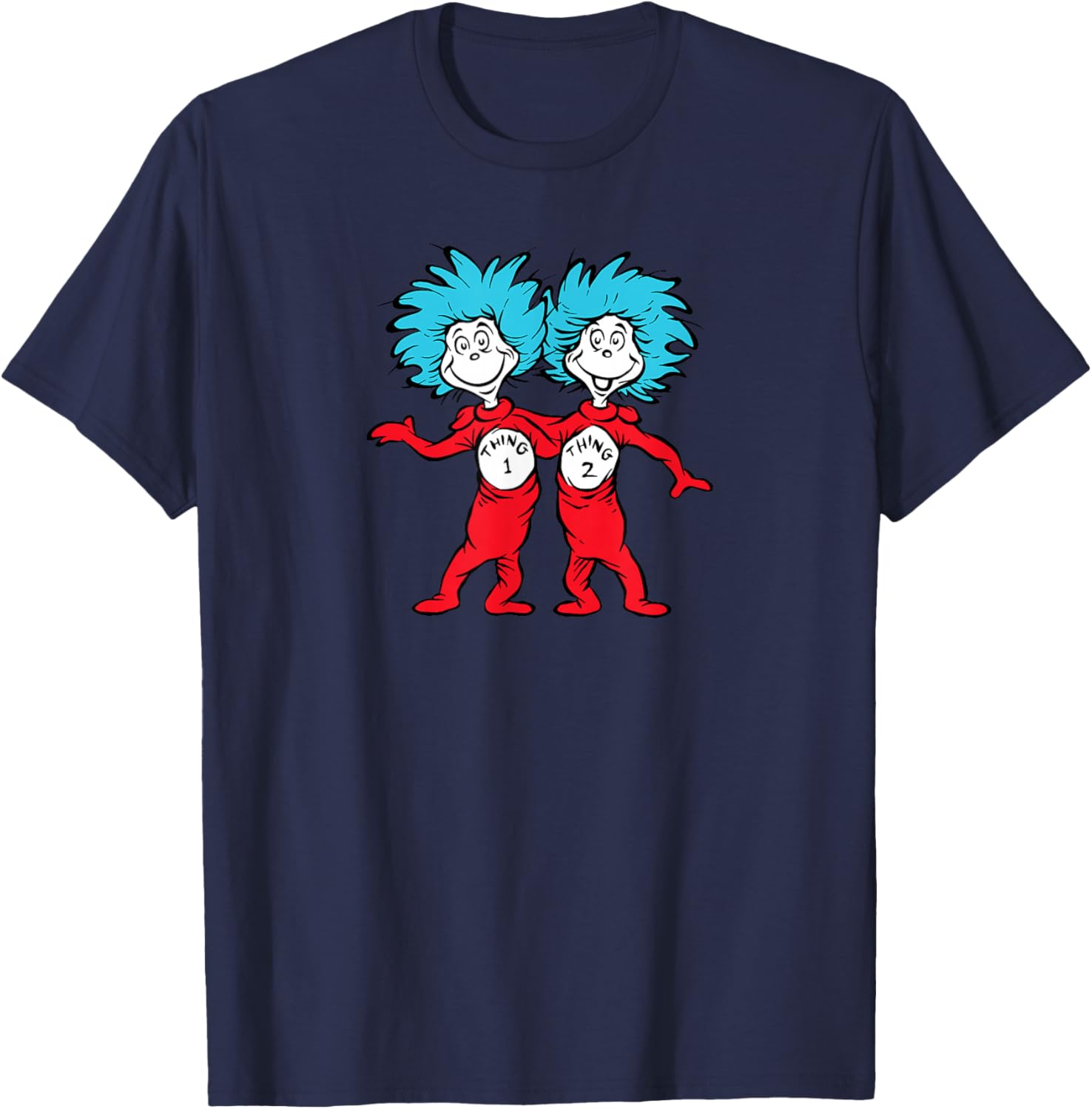 Dr. Seuss Thing 1 Thing 2 Buddies T-Shirt for Fun Lovers and Kids - 18