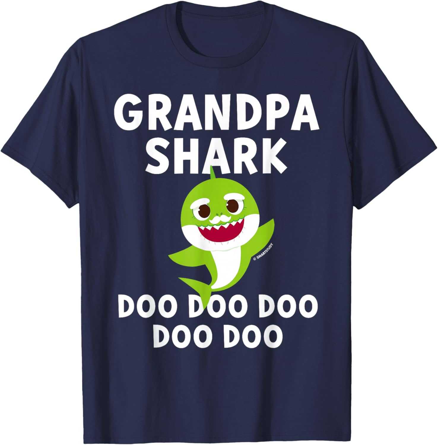 Pinkfong Grandpa Shark Official T-Shirt Fun Cute Kids Apparel - 5