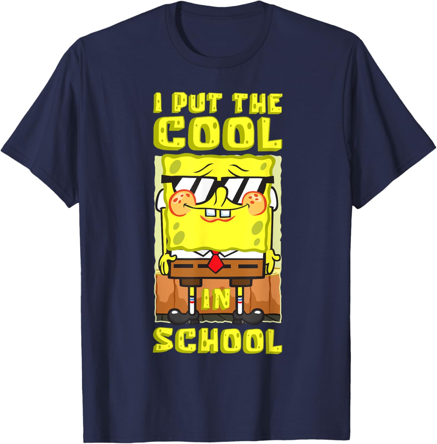 Mademark SpongeBob Back To School Boys Gift T-Shirt Cool School Style - 5