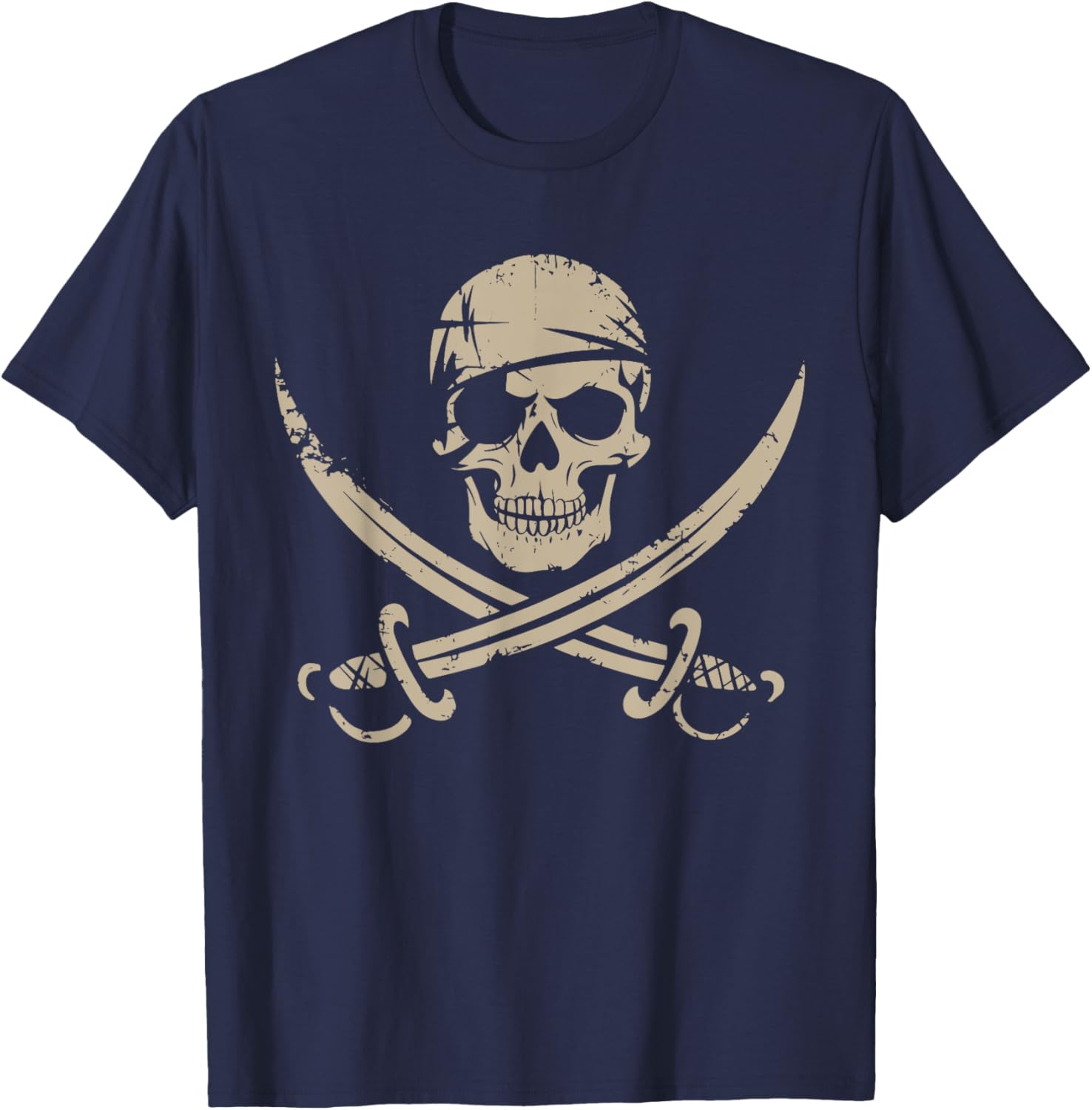 Pirate Skull Crossbones Skeleton Halloween T-Shirt for Boys - 6
