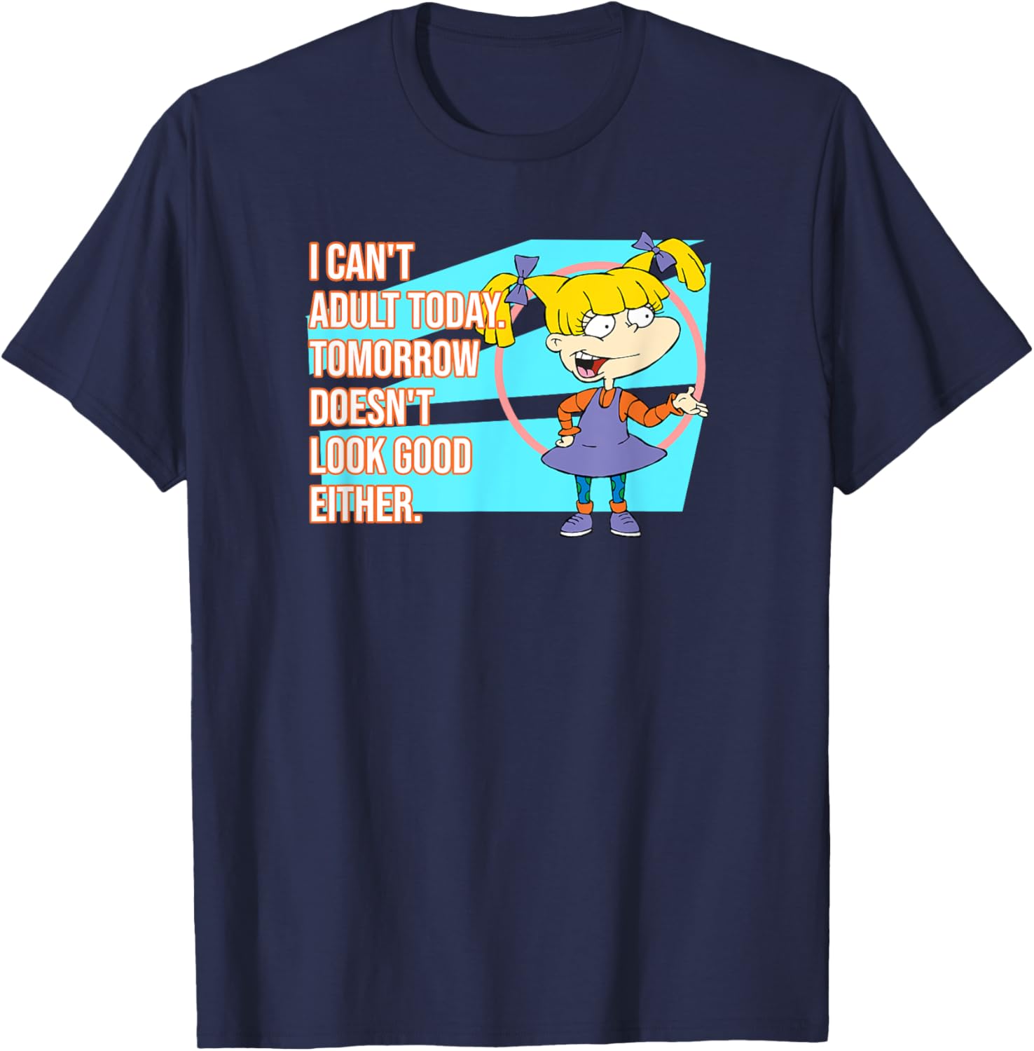 Mademark Rugrats I Can't Adult Today Funny Graphic T-Shirt for Everyone - 4
