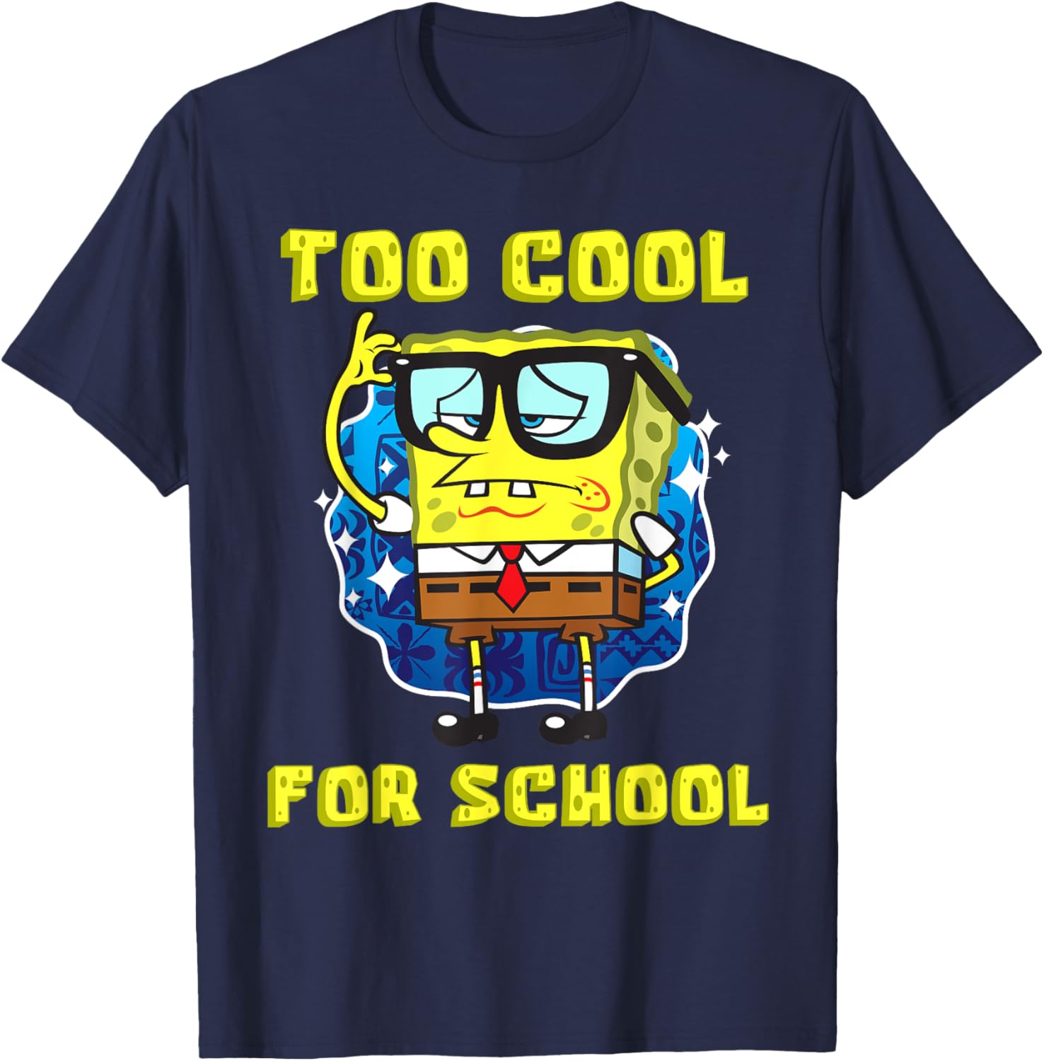 Mademark SpongeBob SquarePants Cool Glasses T-Shirt for Kids - 6