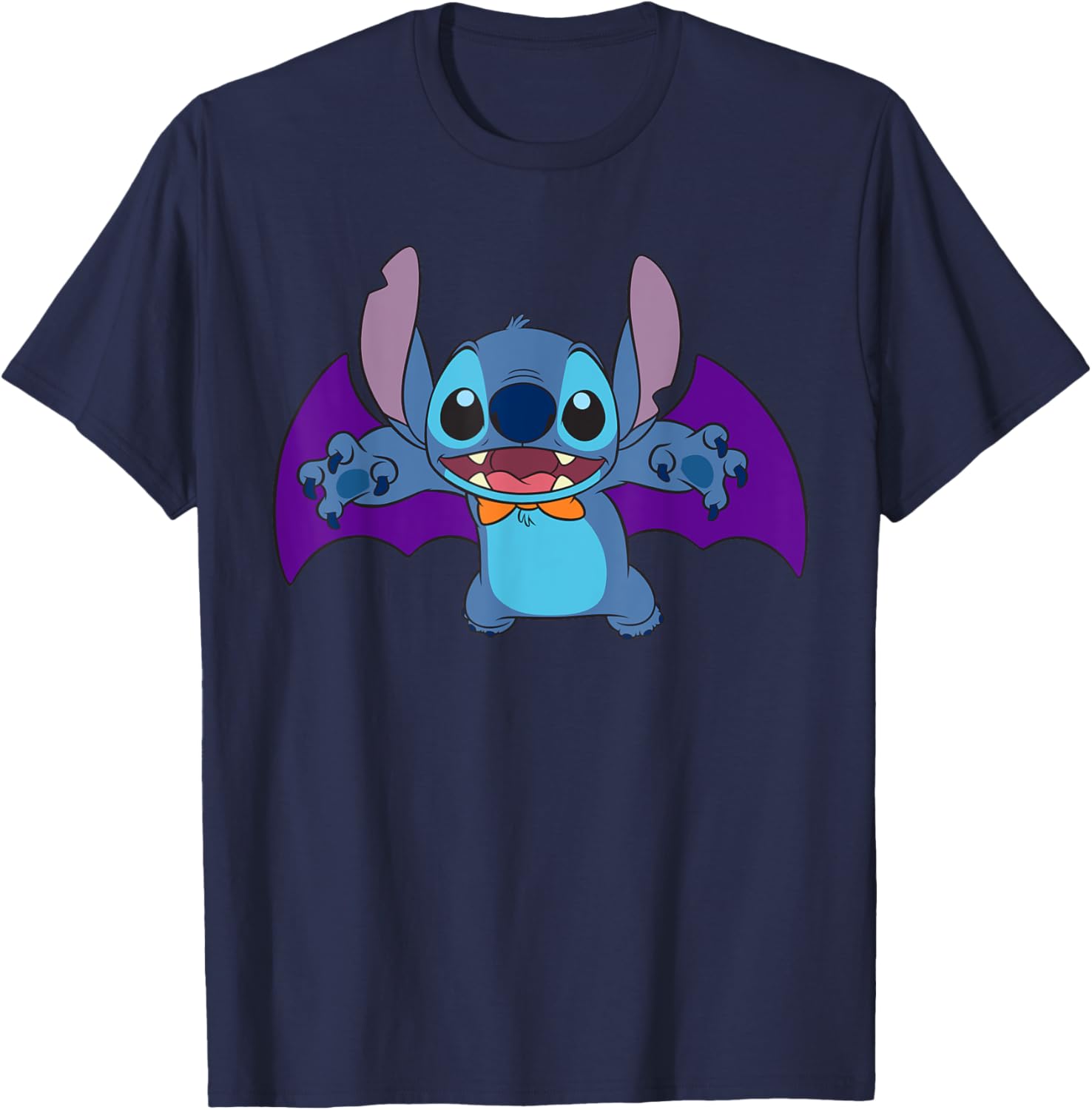 Disney Stitch Halloween Bat Costume T-Shirt for Fun Spooky Celebrations - 11