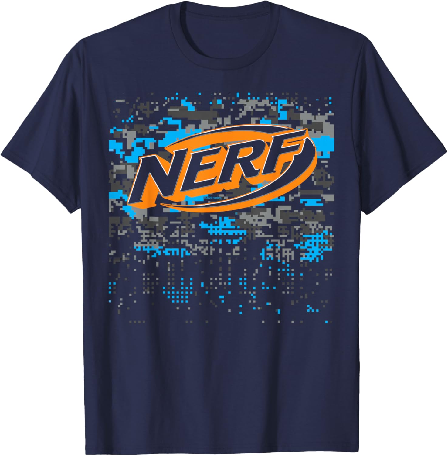 Nerf Logo Glitch Camouflage T-Shirt for Stylish Comfort and Fun - 3