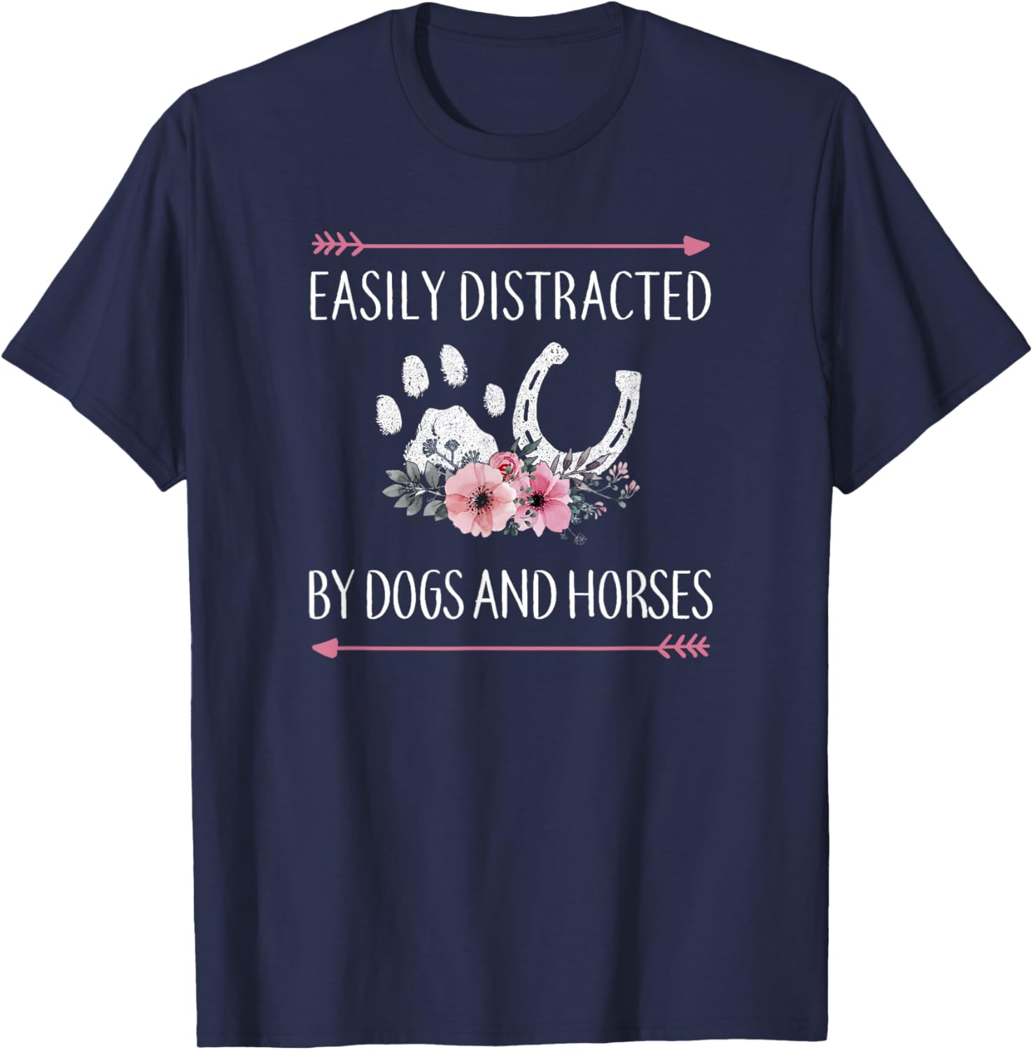 Horse Lover T-Shirt for Women, Teens, and Girls - Cute Horse Design - 14