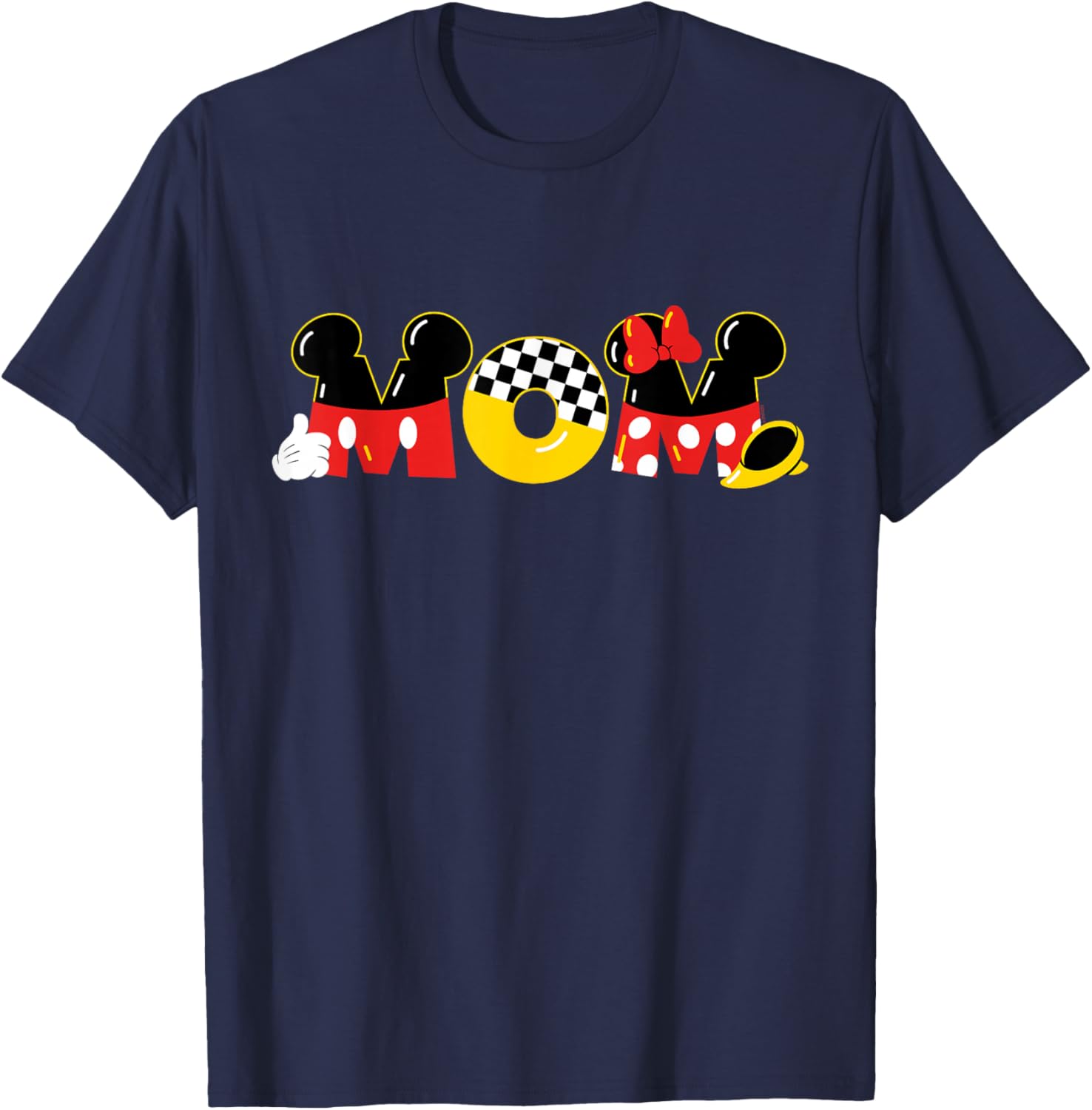 Disney Mickey Minnie Mouse Mom Mother's Day Birthday T-Shirt Gift - 1
