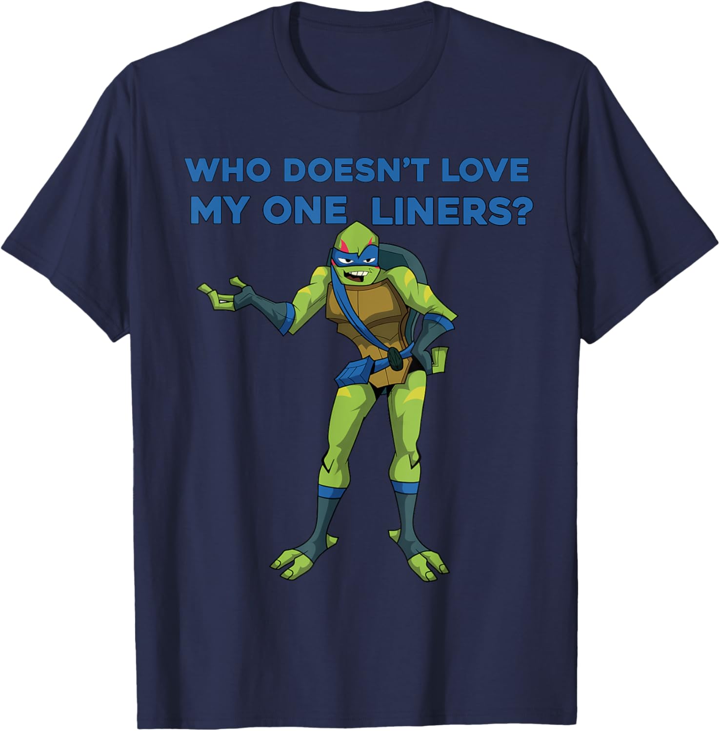 Mademark Teenage Mutant Ninja Turtles Leonardo One Liners T-Shirt - 6