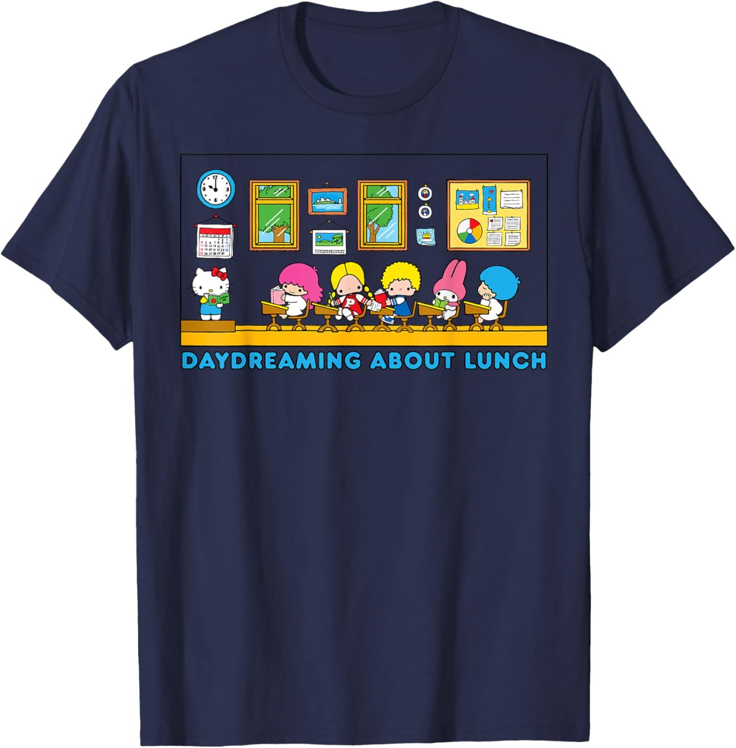 Hello Kitty and Friends Daydreaming Lunch T-Shirt for Fun Outfits - 12