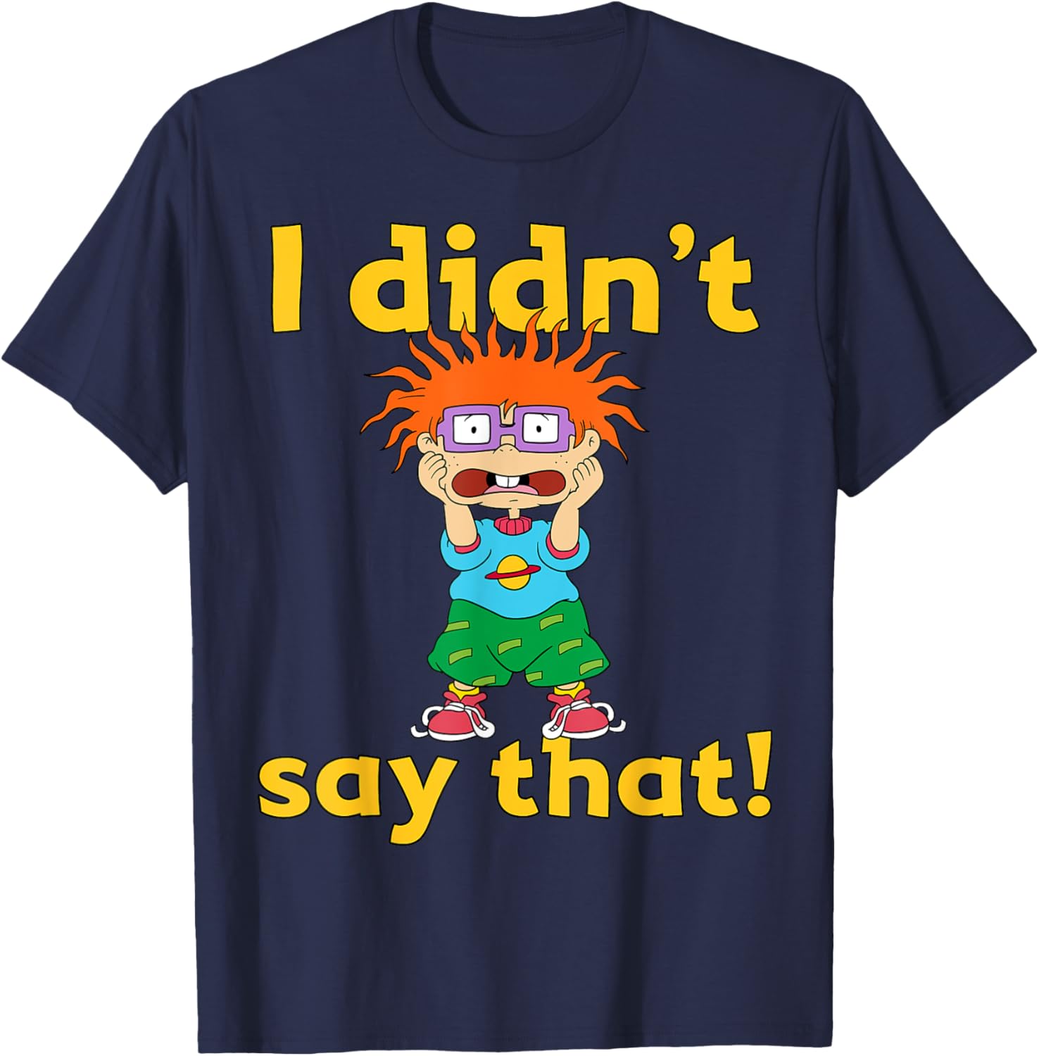 Mademark x Rugrats Chuckie Finster I Didn't Say That T-Shirt for Fans - 6