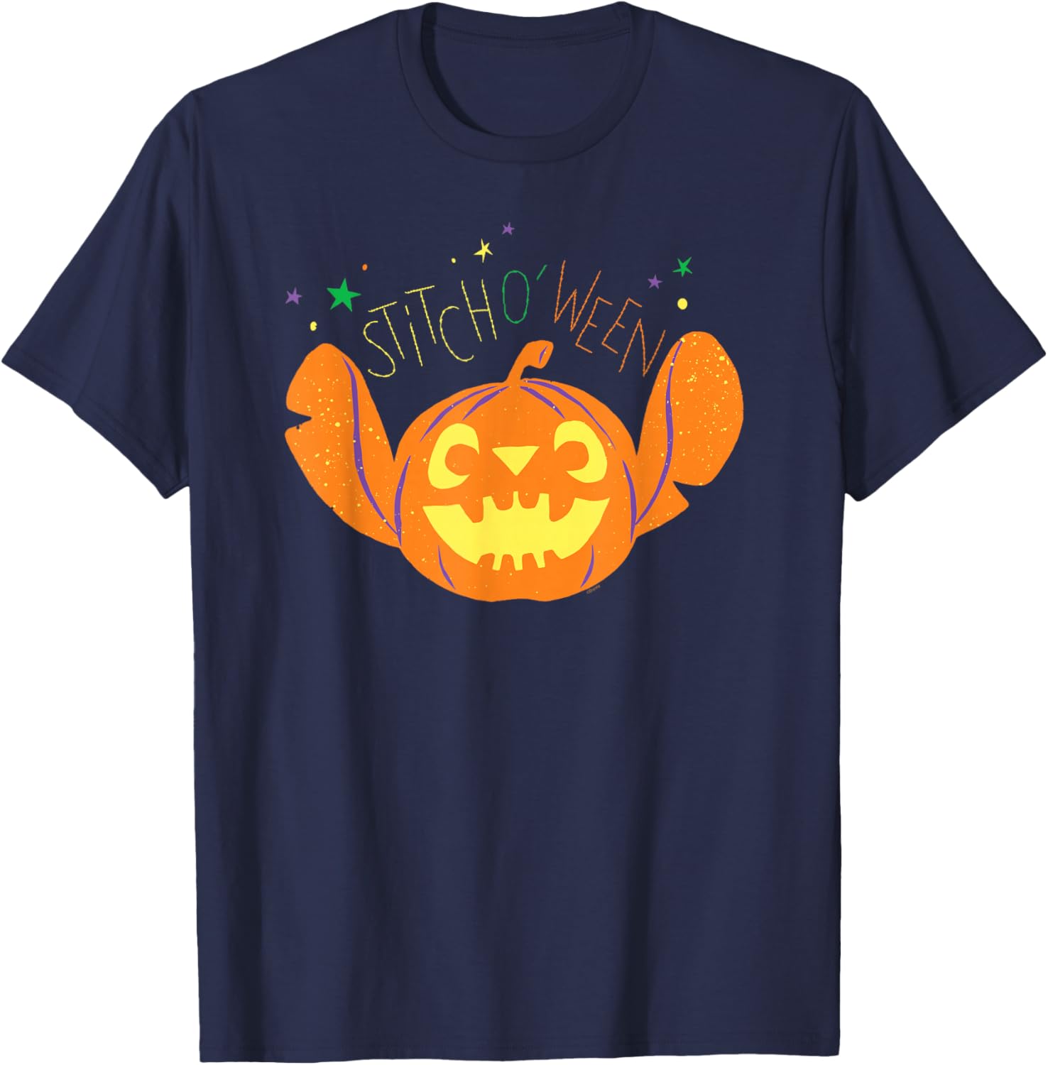Lilo & Stitch Halloween T-Shirt Jack o' Lantern Design for Fun O'ween Celebrations - 11