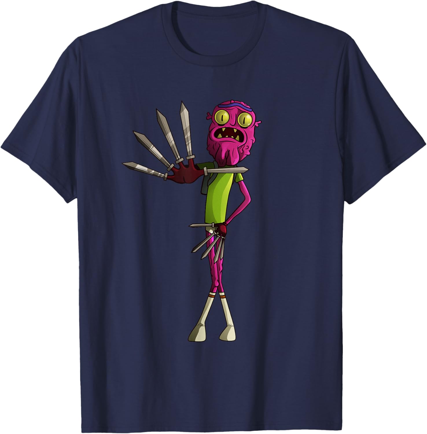 Mademark x Rick and Morty Scary Terry T-Shirt for Fun Fans - 14