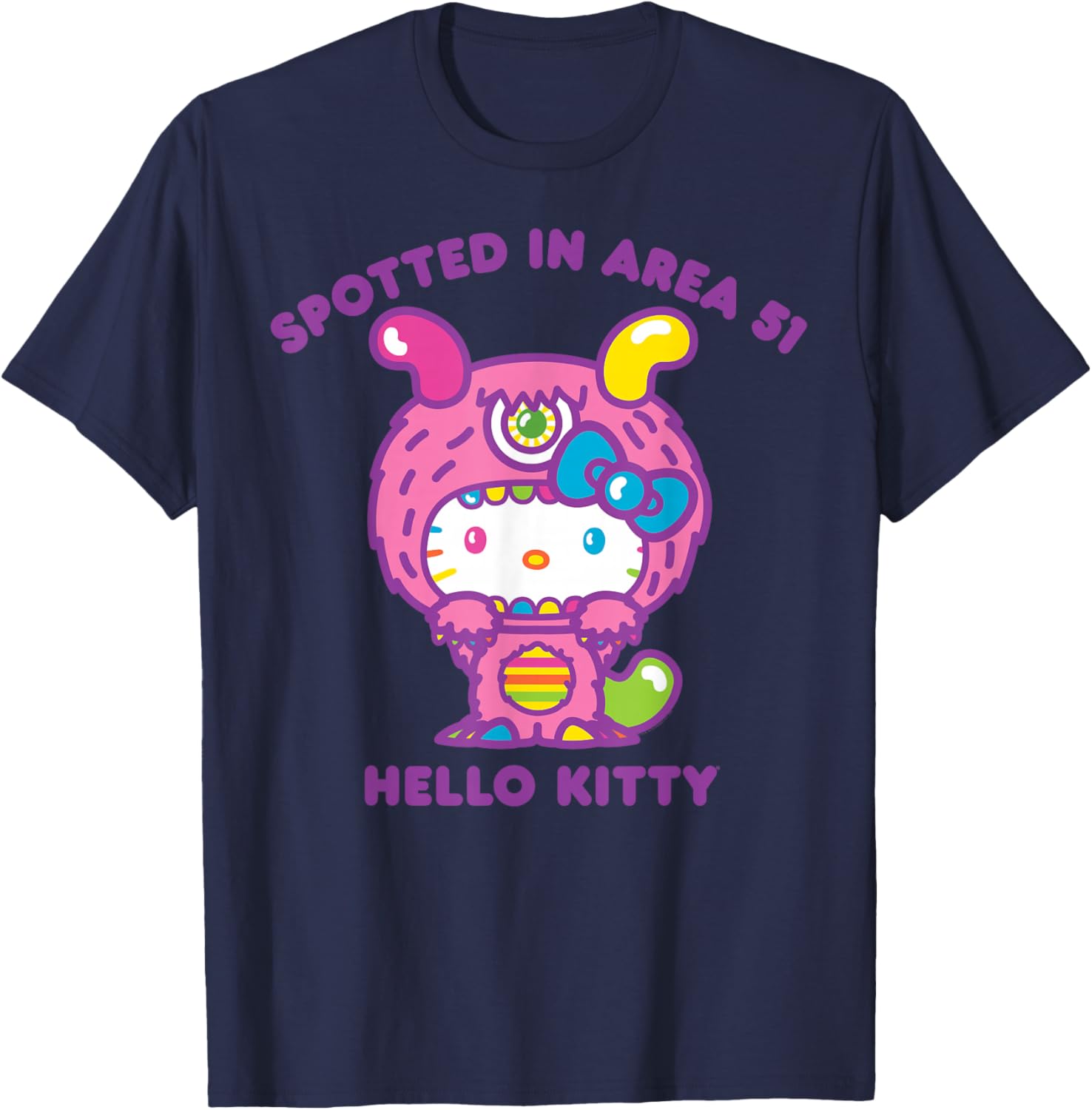 Hello Kitty Area 51 Alien Sighting T-Shirt for Fun Fashion Lovers - 16