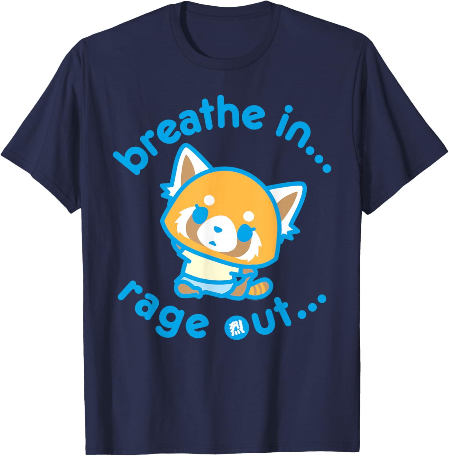 Aggretsuko Yoga Breathe In Rage Out T-Shirt for Fans and Yoga Lovers - 3