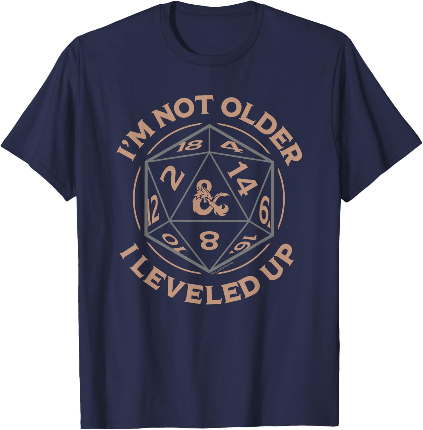 Dungeons and Dragons Birthday Level Up T-Shirt for Gamers and Fans - 1