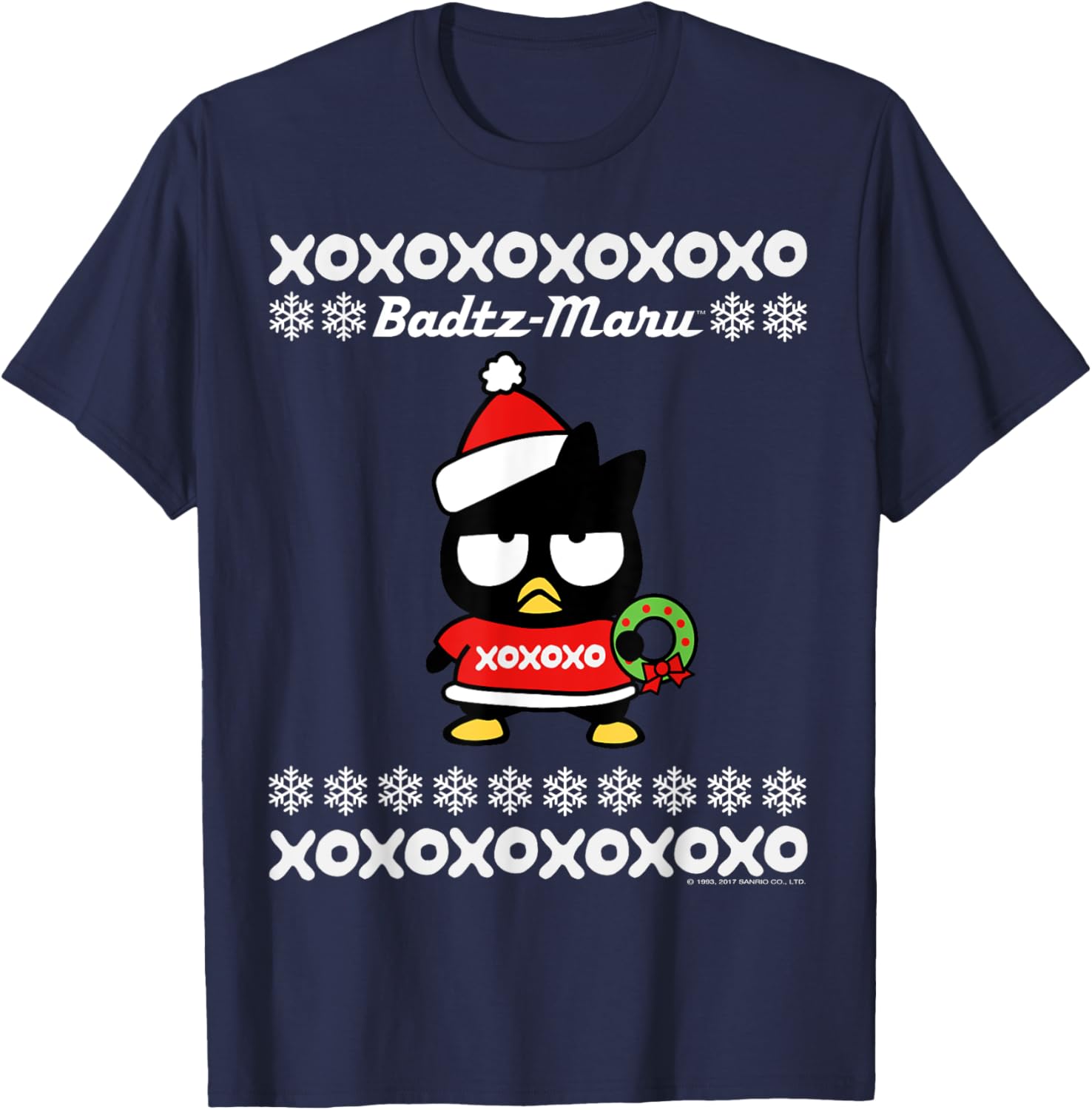 Bad Badtz-Maru Ugly Christmas T-Shirt Fun Holiday Apparel for All - 3