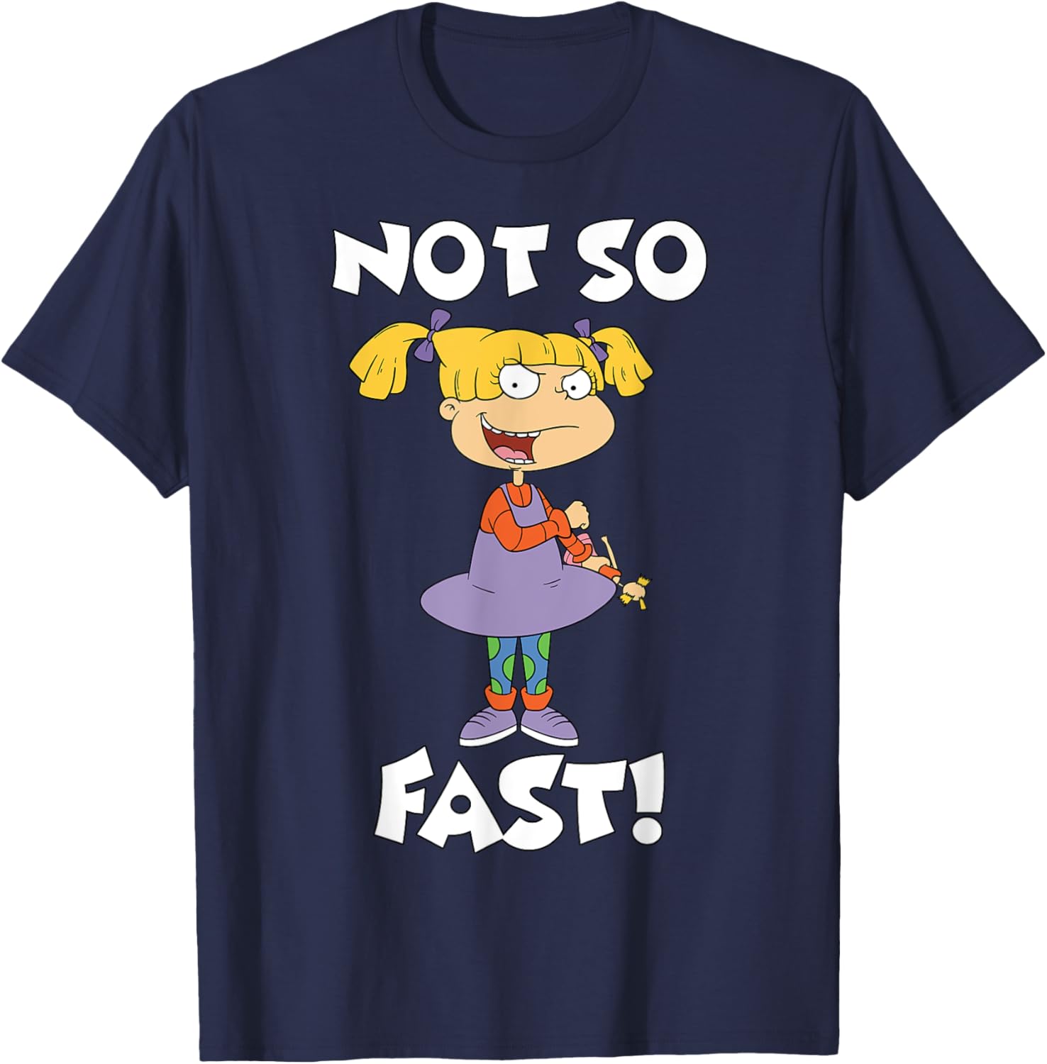 Mademark Rugrats Angelica Pickles Not So Fast T-Shirt for Kids - 9