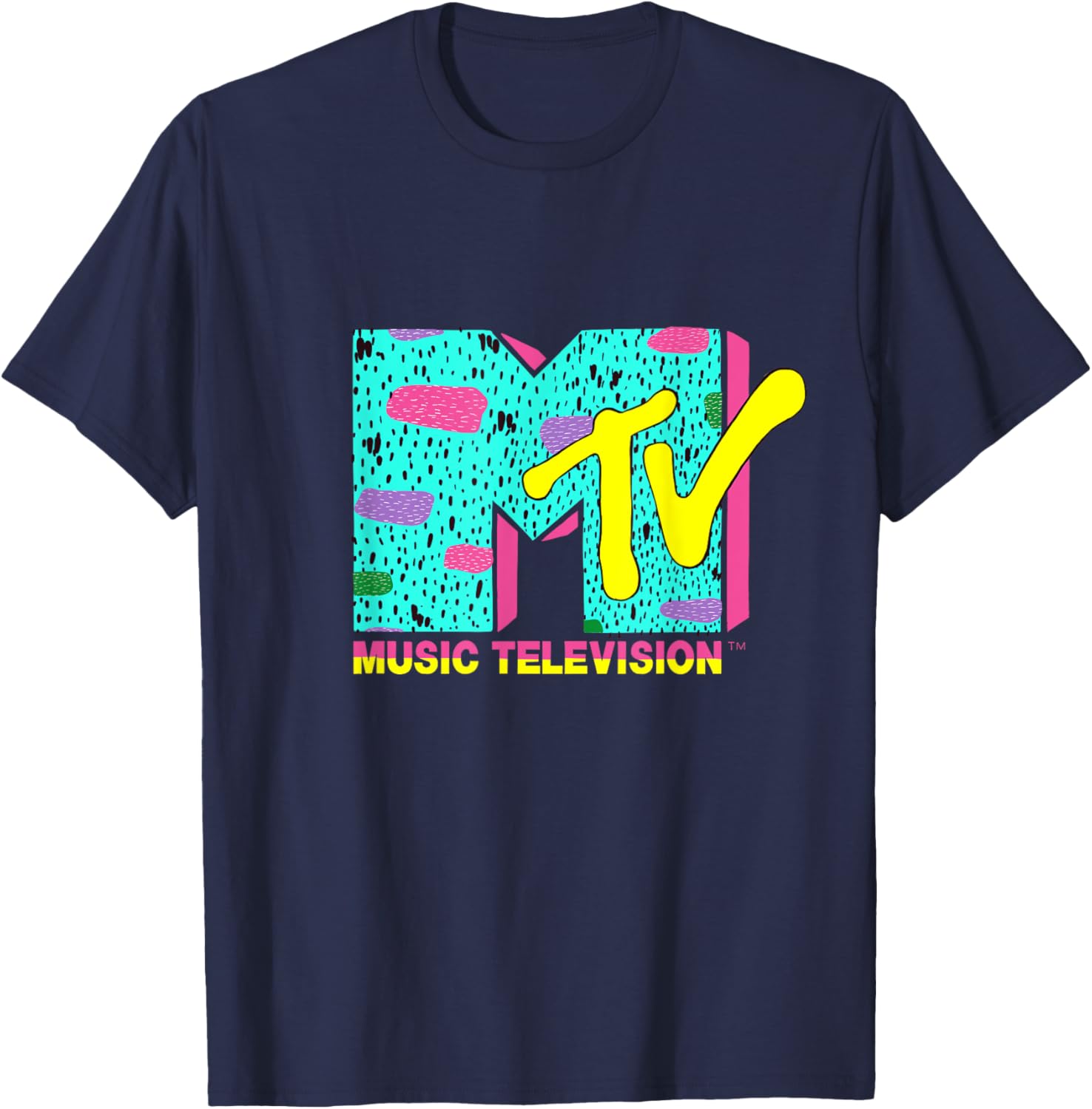Vibrant Mademark x MTV Logo T-Shirt with Funky Design for Enthusiasts - 11